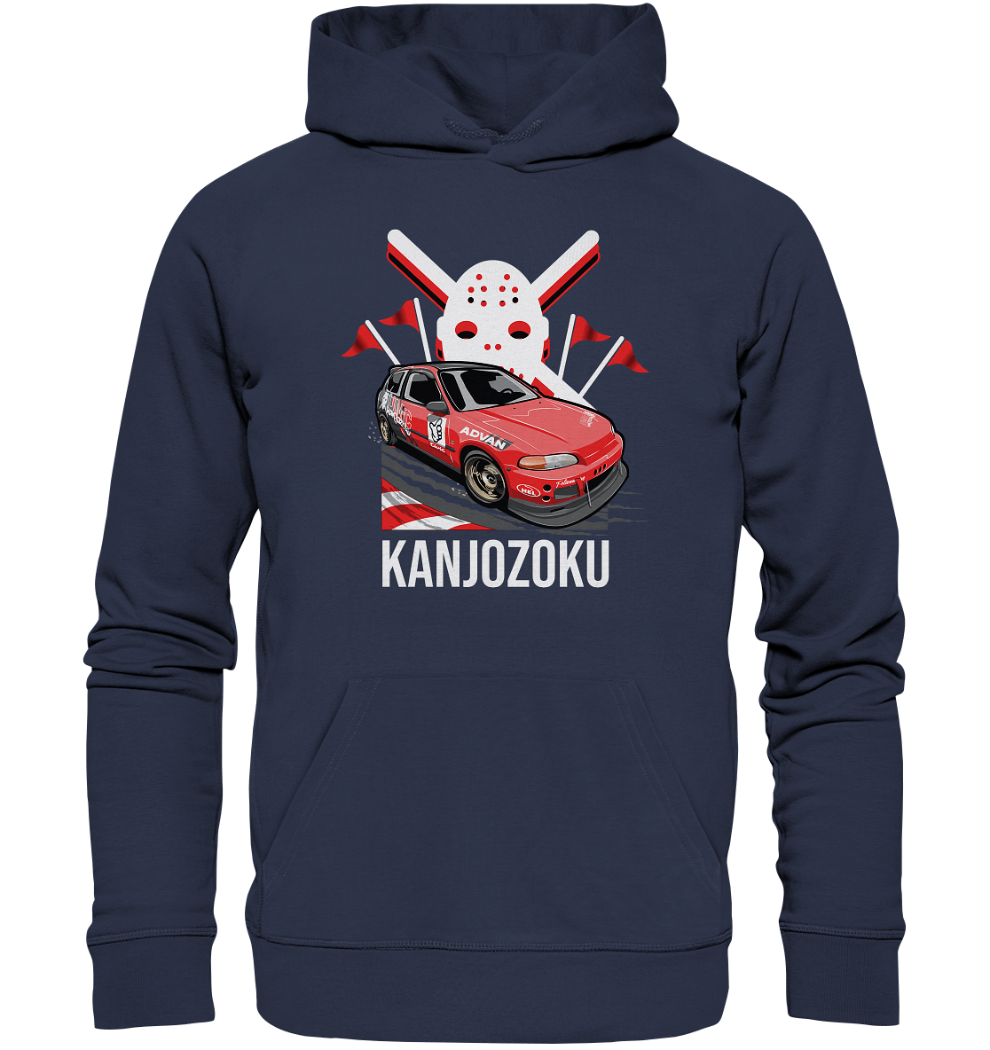 Honda Civic Kanjo EG6 - Premium Unisex Hoodie - MotoMerch.de