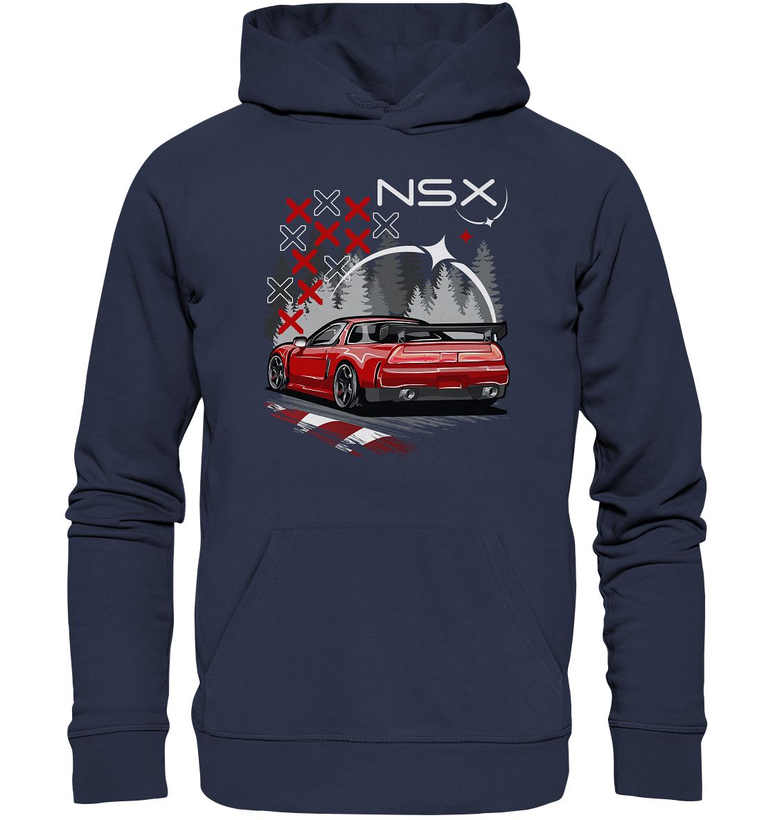 Honda NSX - Premium Unisex Hoodie - MotoMerch.de