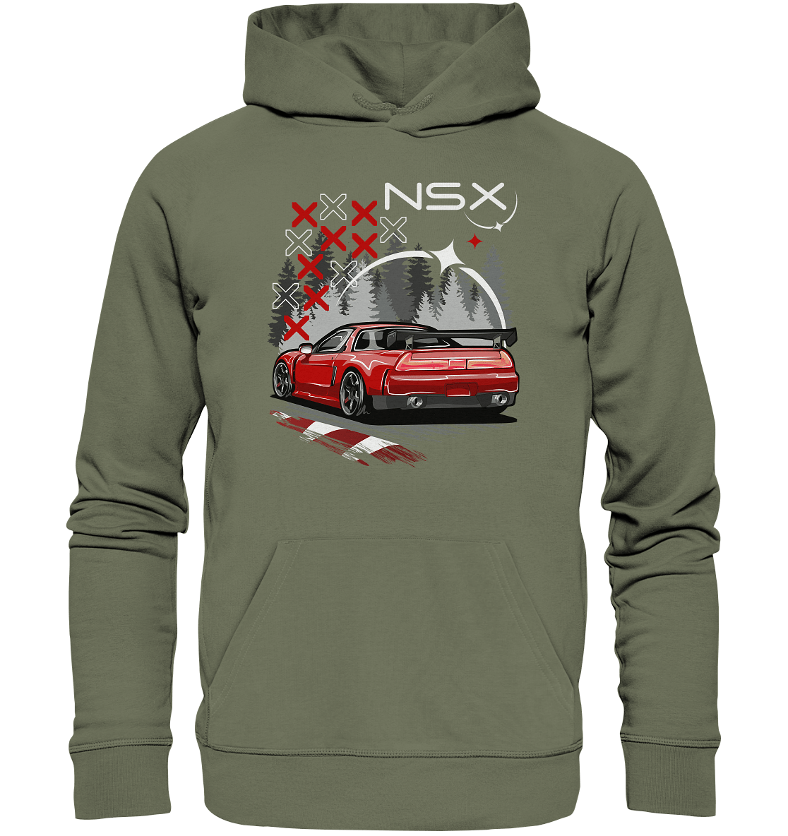 Honda NSX - Premium Unisex Hoodie - MotoMerch.de