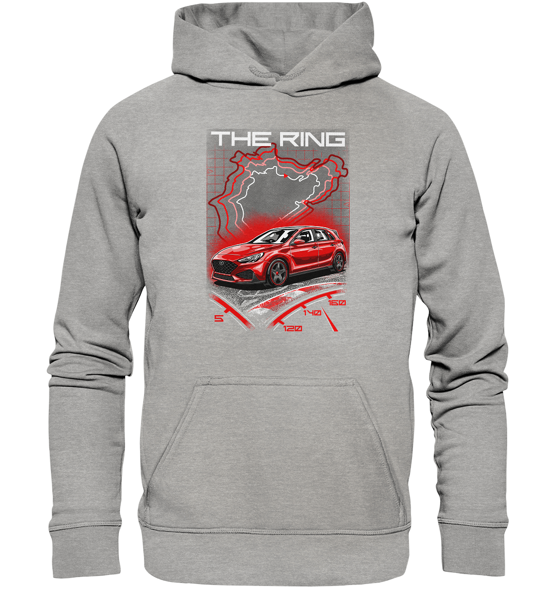 I30 N Nürburgring - Basic Unisex Hoodie - MotoMerch.de