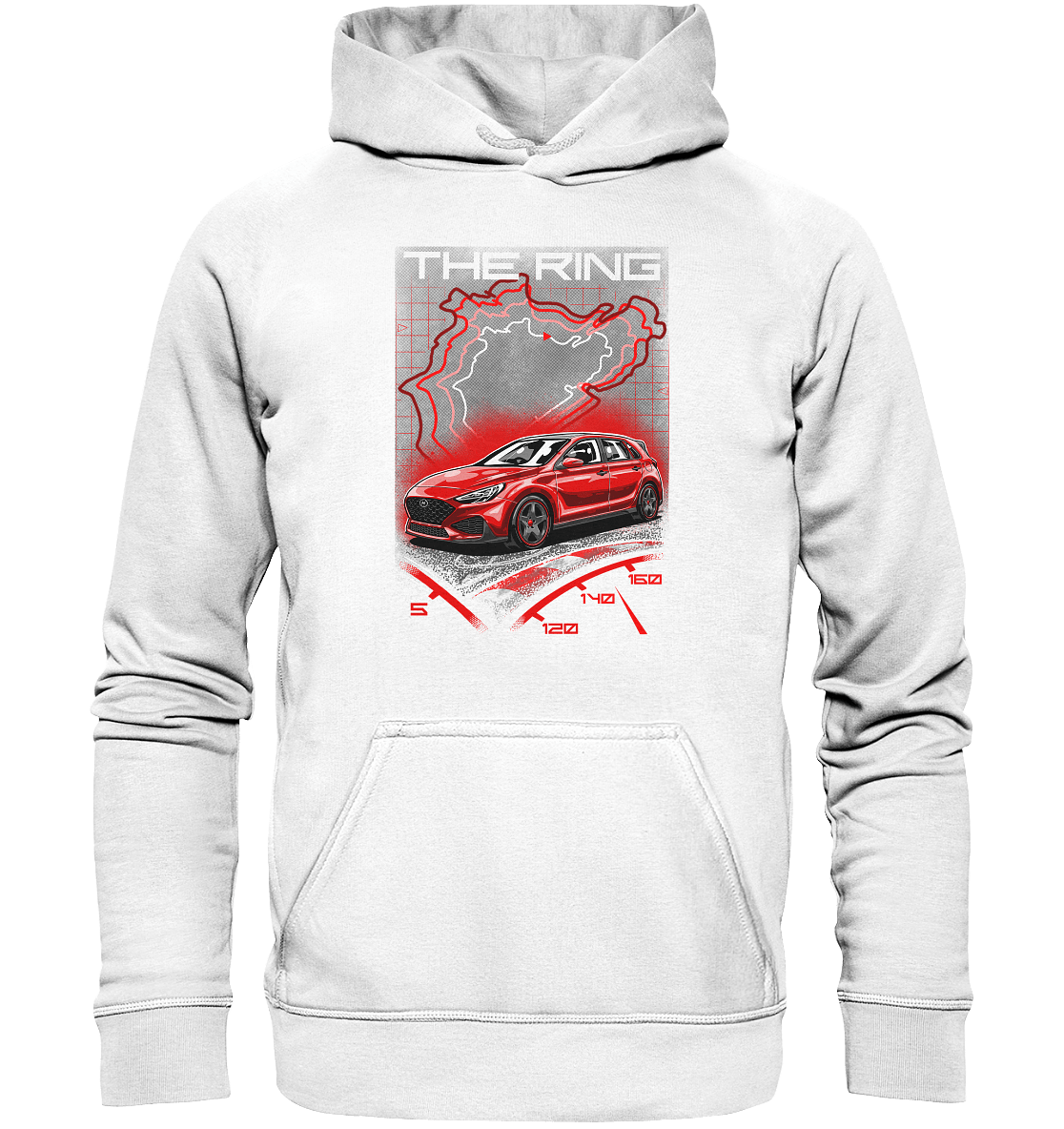 I30 N Nürburgring - Basic Unisex Hoodie - MotoMerch.de