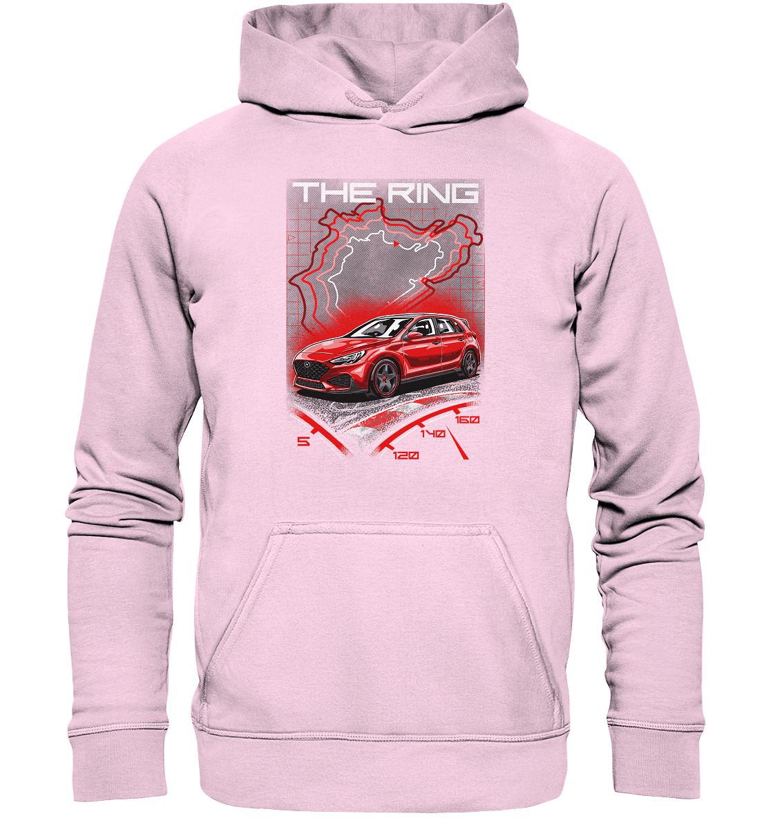 I30 N Nürburgring - Basic Unisex Hoodie - MotoMerch.de