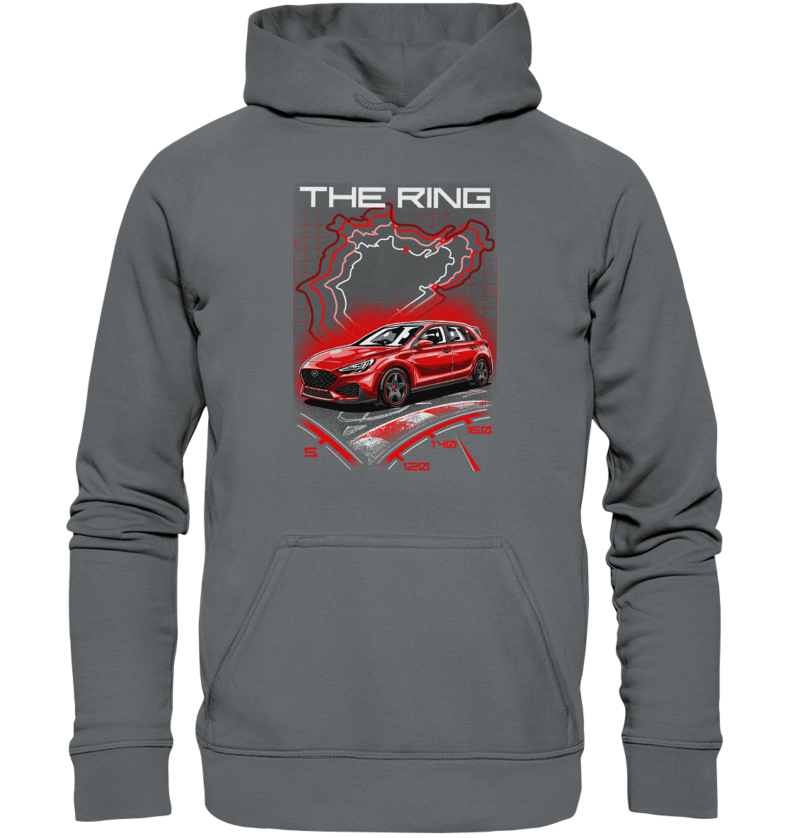 I30 N Nürburgring - Basic Unisex Hoodie - MotoMerch.de