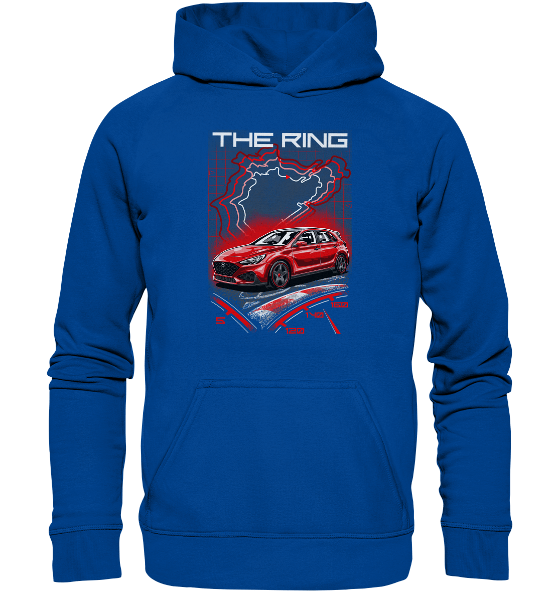 I30 N Nürburgring - Basic Unisex Hoodie - MotoMerch.de