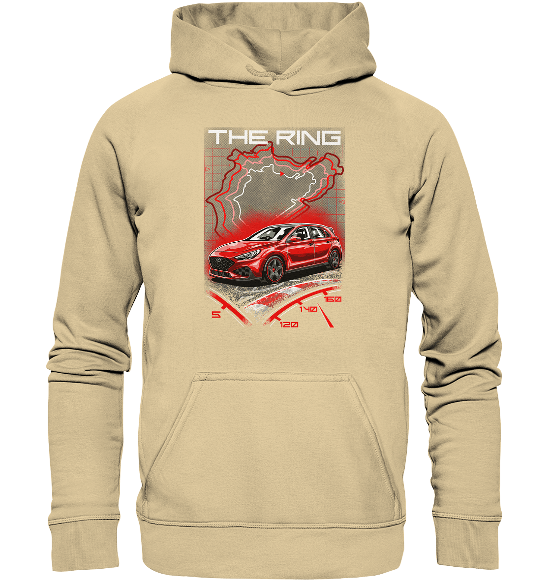 I30 N Nürburgring - Basic Unisex Hoodie - MotoMerch.de