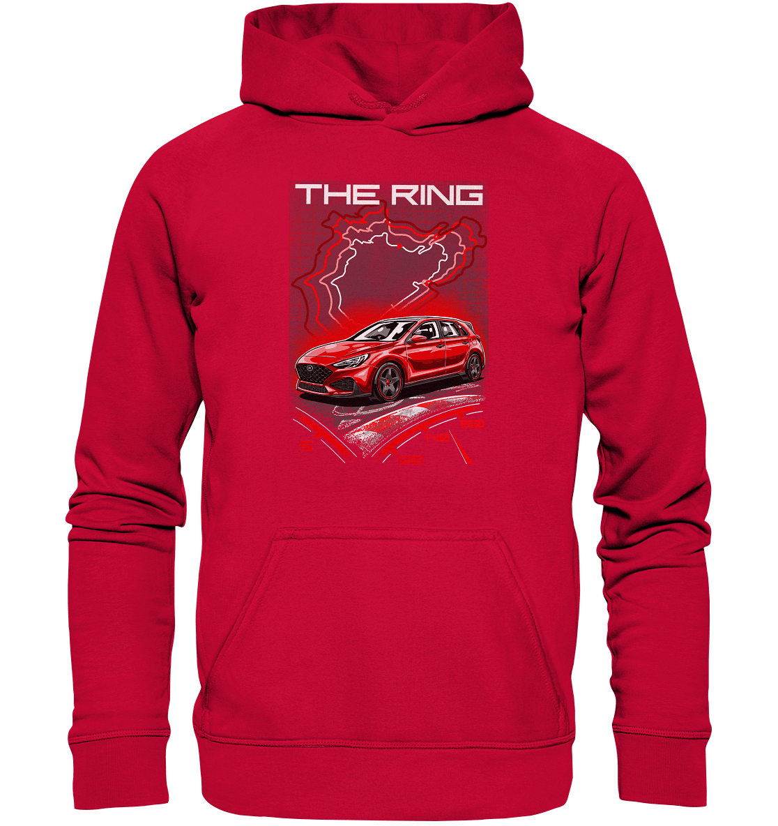 I30 N Nürburgring - Basic Unisex Hoodie - MotoMerch.de