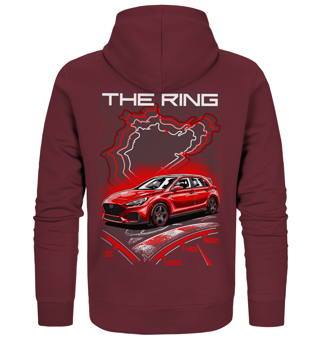 I30 N Nürburgring - Organic Zipper - MotoMerch.de