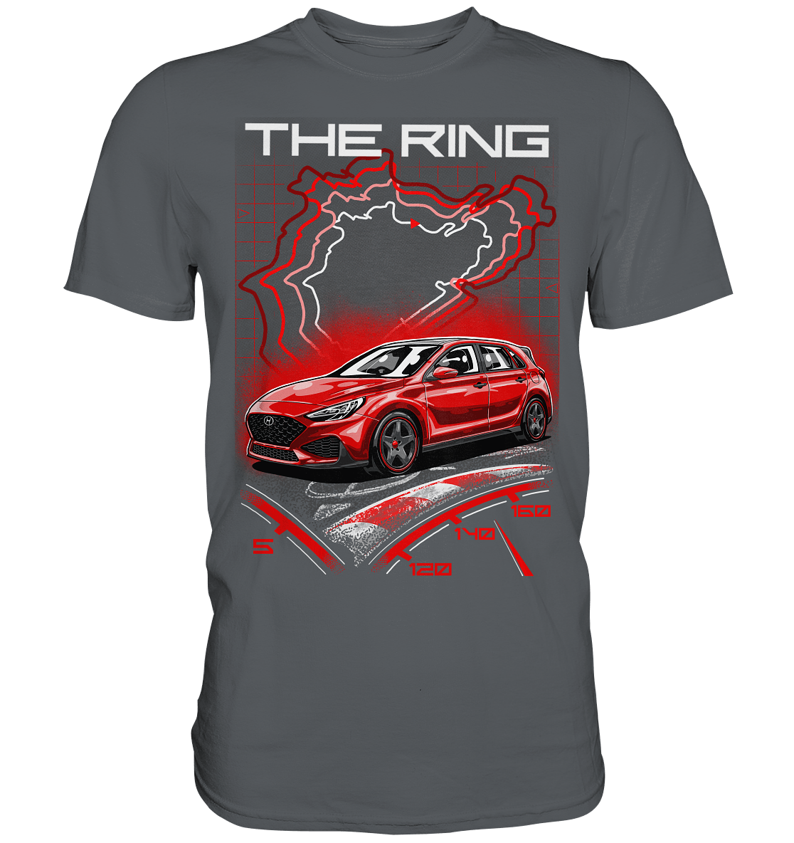 I30 N Nürburgring - Premium Shirt - MotoMerch.de