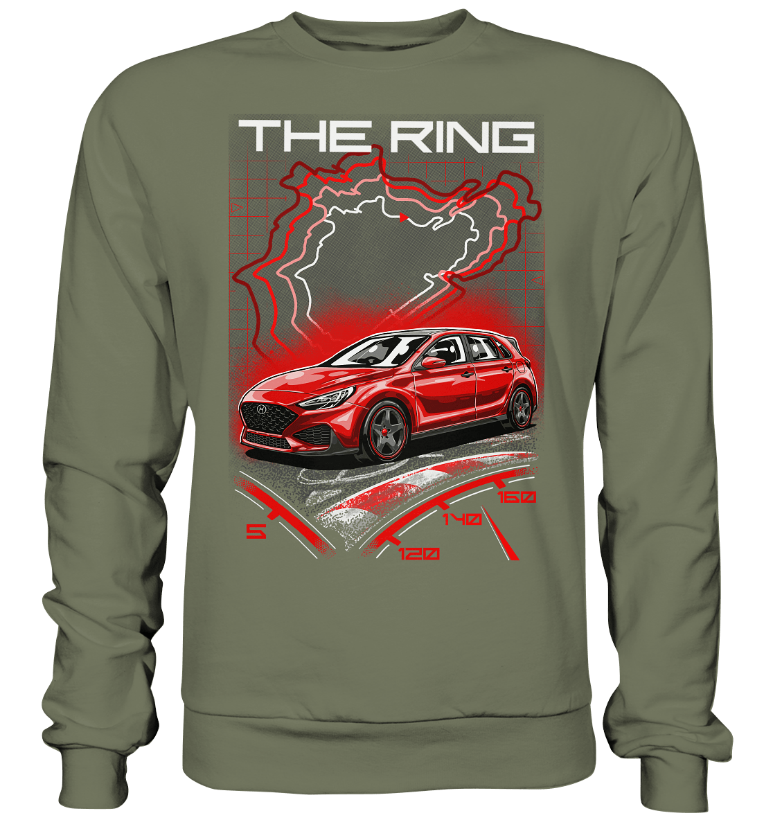 I30 N Nürburgring - Premium Sweatshirt - MotoMerch.de