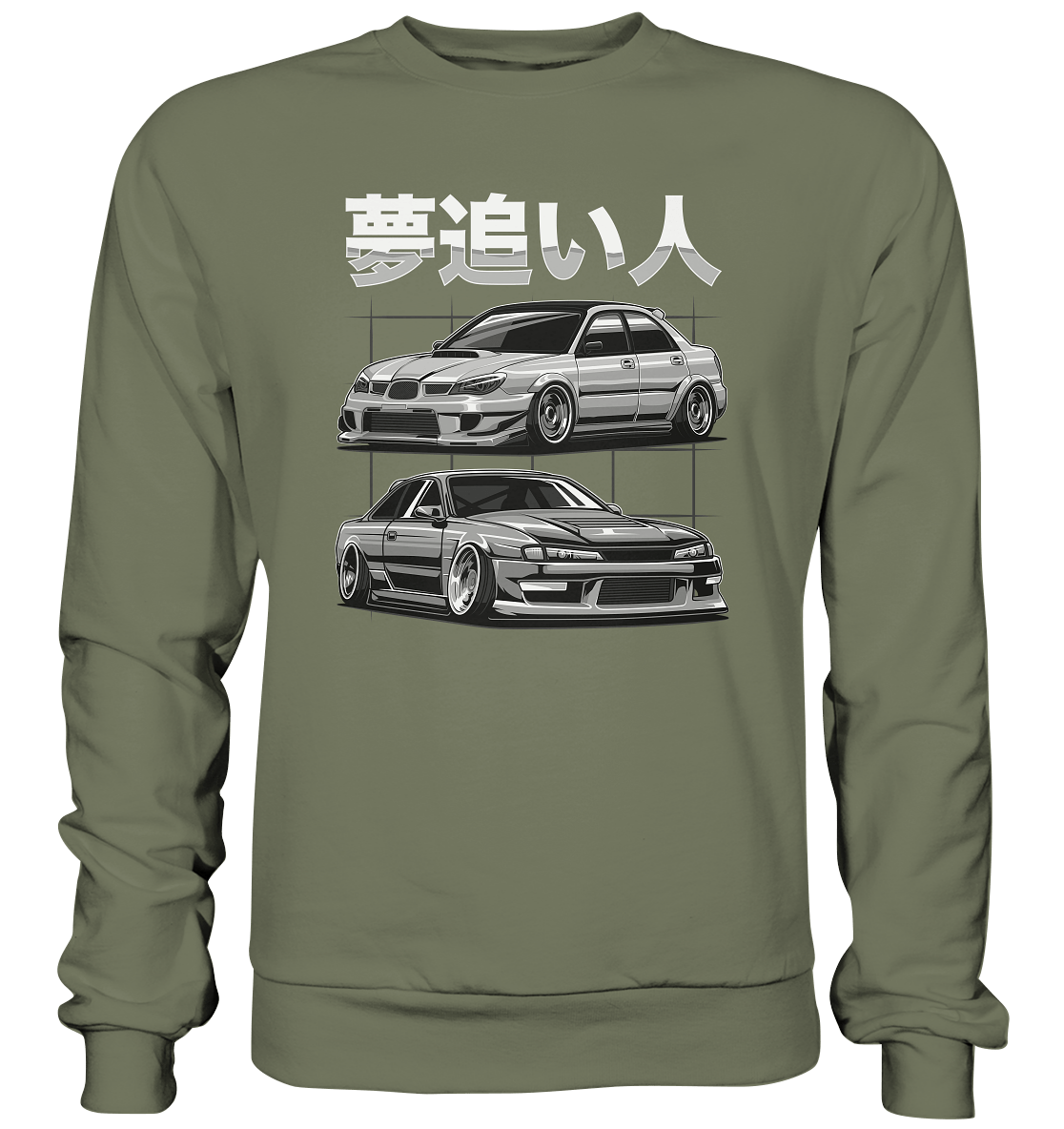 Impreza vs. Silvia - Premium Sweatshirt - MotoMerch.de
