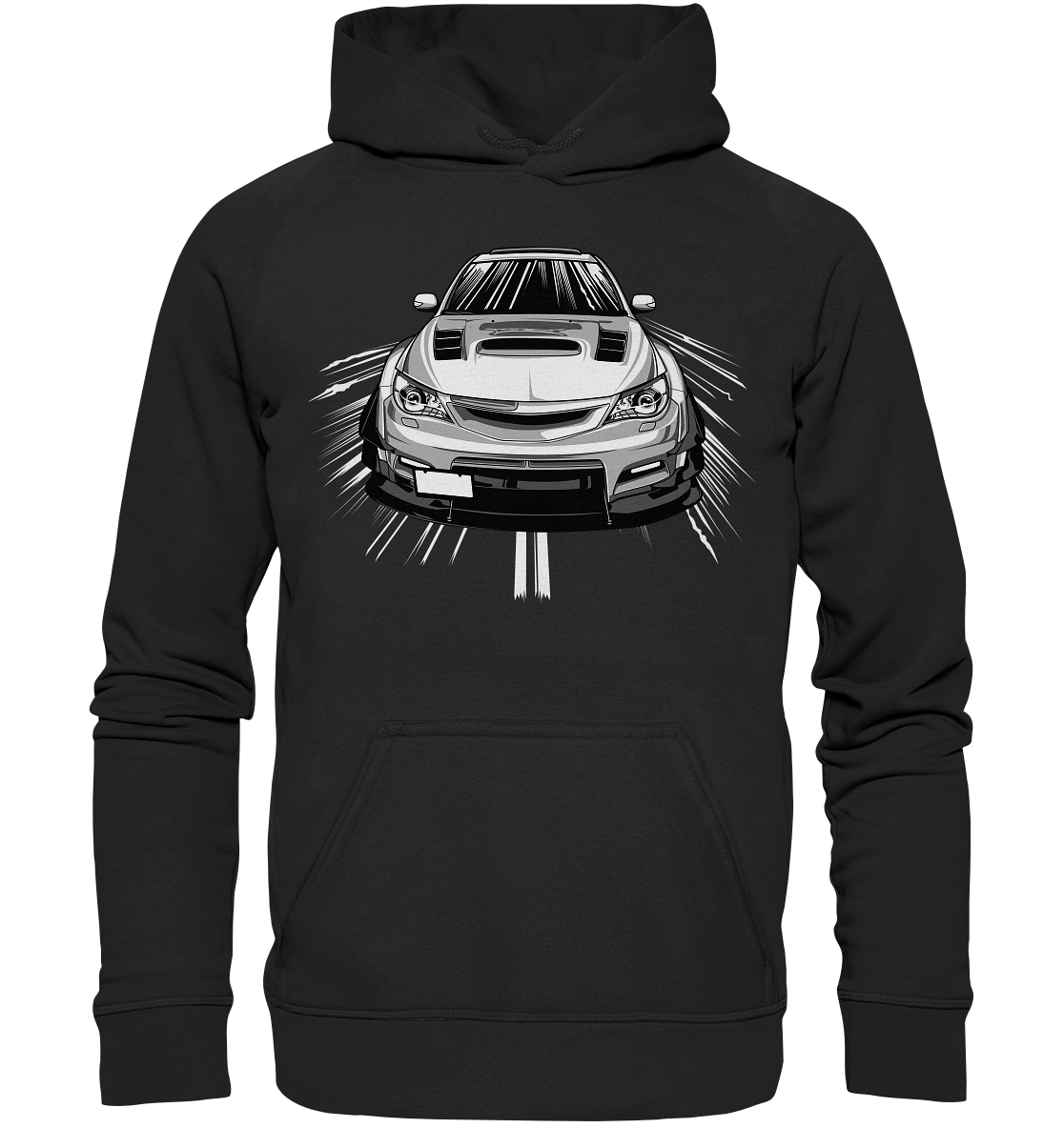 Impreza WRX STI Hatch - Basic Unisex Hoodie XL - MotoMerch.de