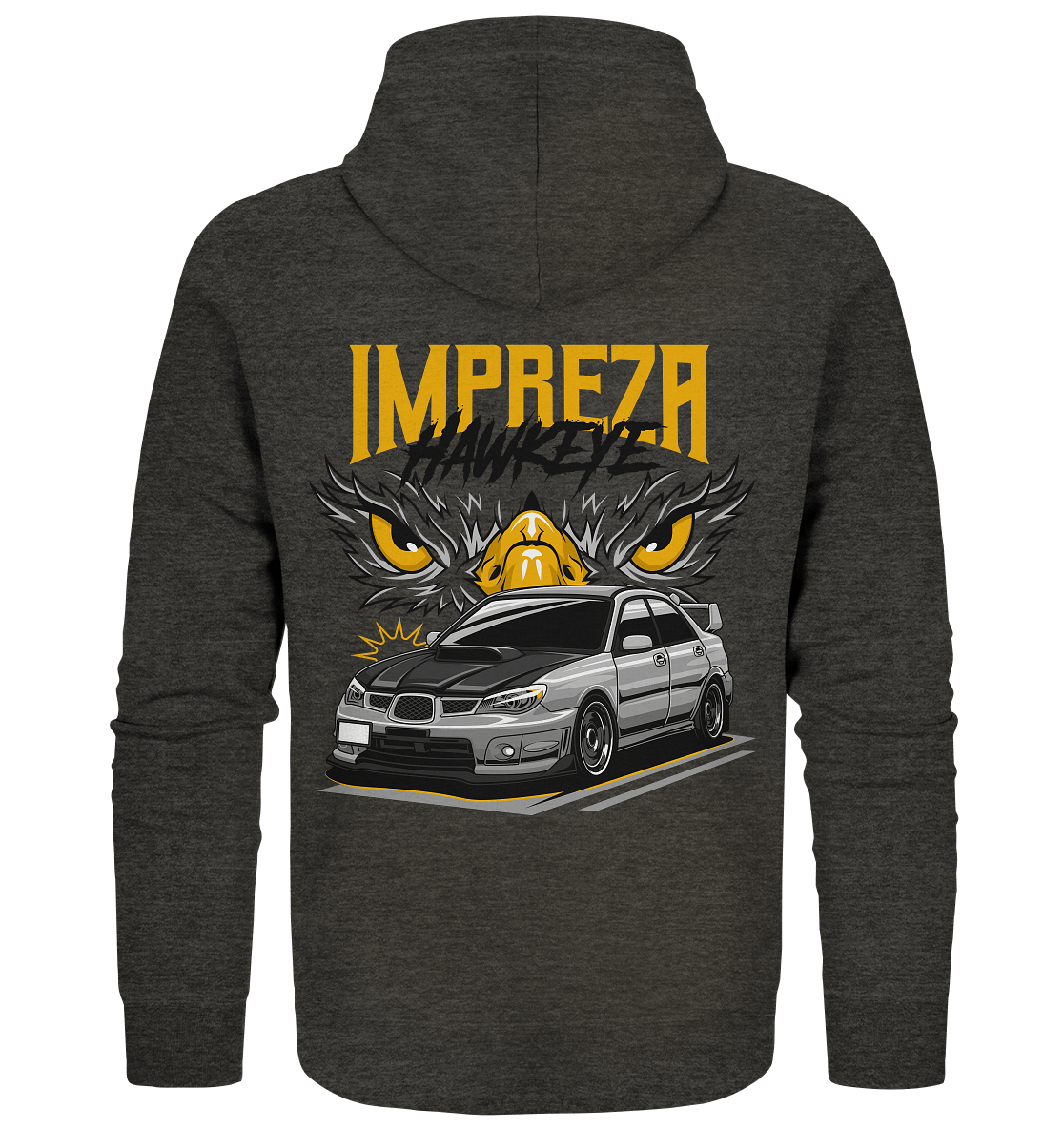 Impreza WRX STI Hawkeye - Organic Zipper - MotoMerch.de