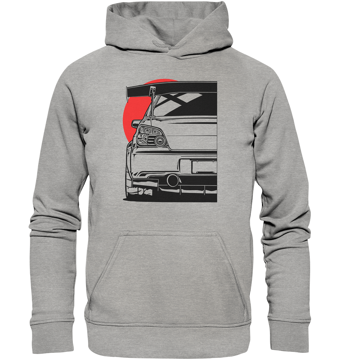 Impreza WRX STI Heck - Basic Unisex Hoodie - MotoMerch.de