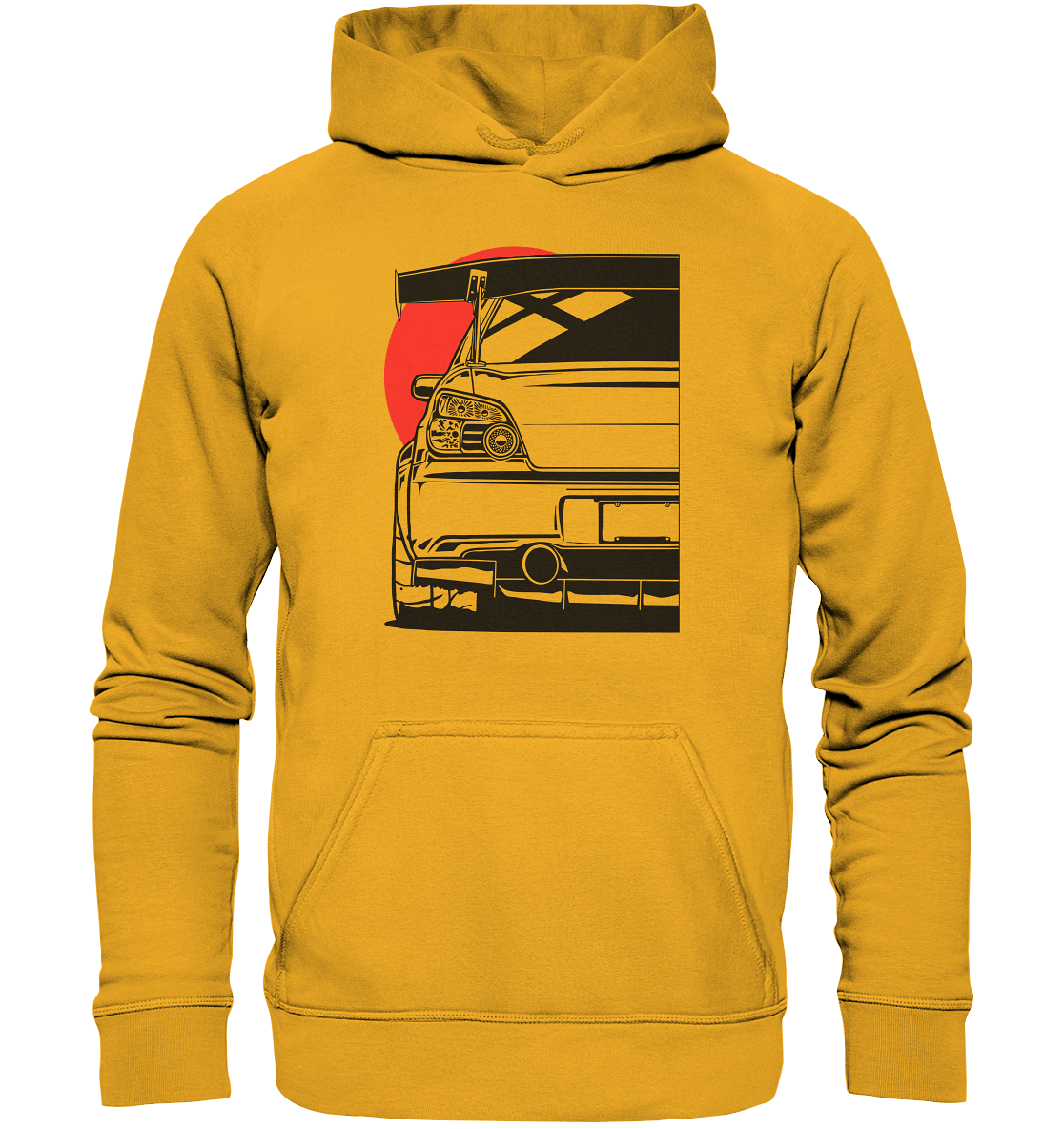 Impreza WRX STI Heck - Basic Unisex Hoodie - MotoMerch.de