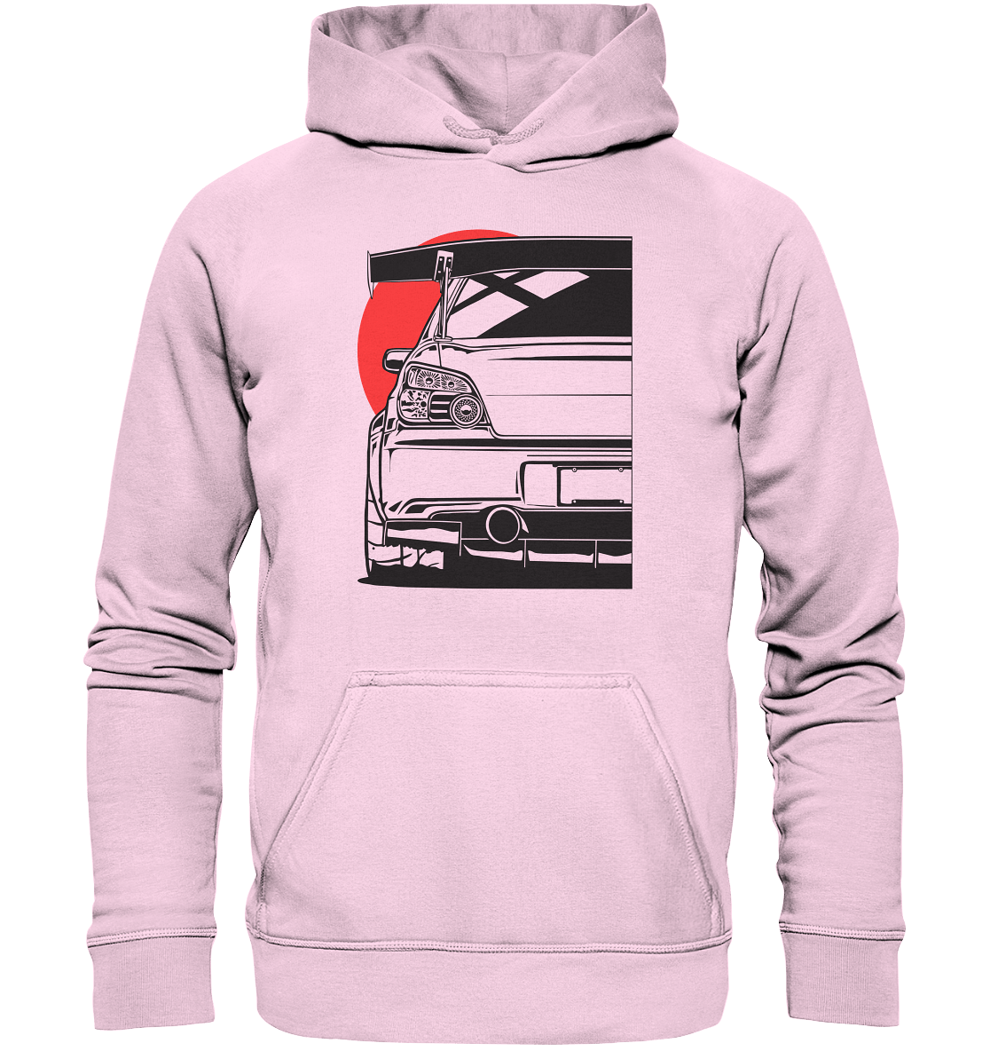 Impreza WRX STI Heck - Basic Unisex Hoodie - MotoMerch.de