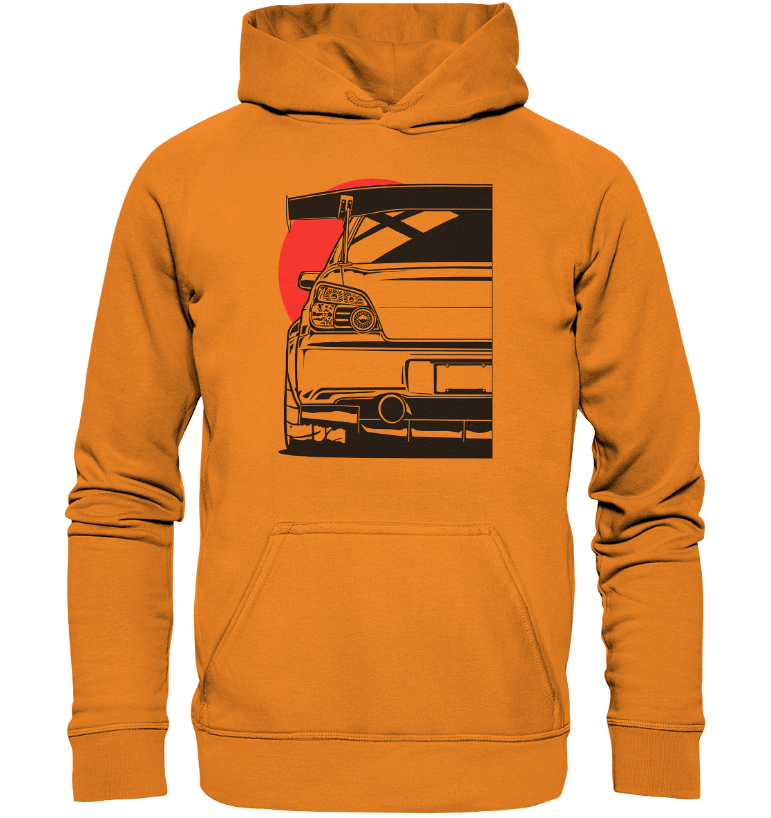 Impreza WRX STI Heck - Basic Unisex Hoodie - MotoMerch.de