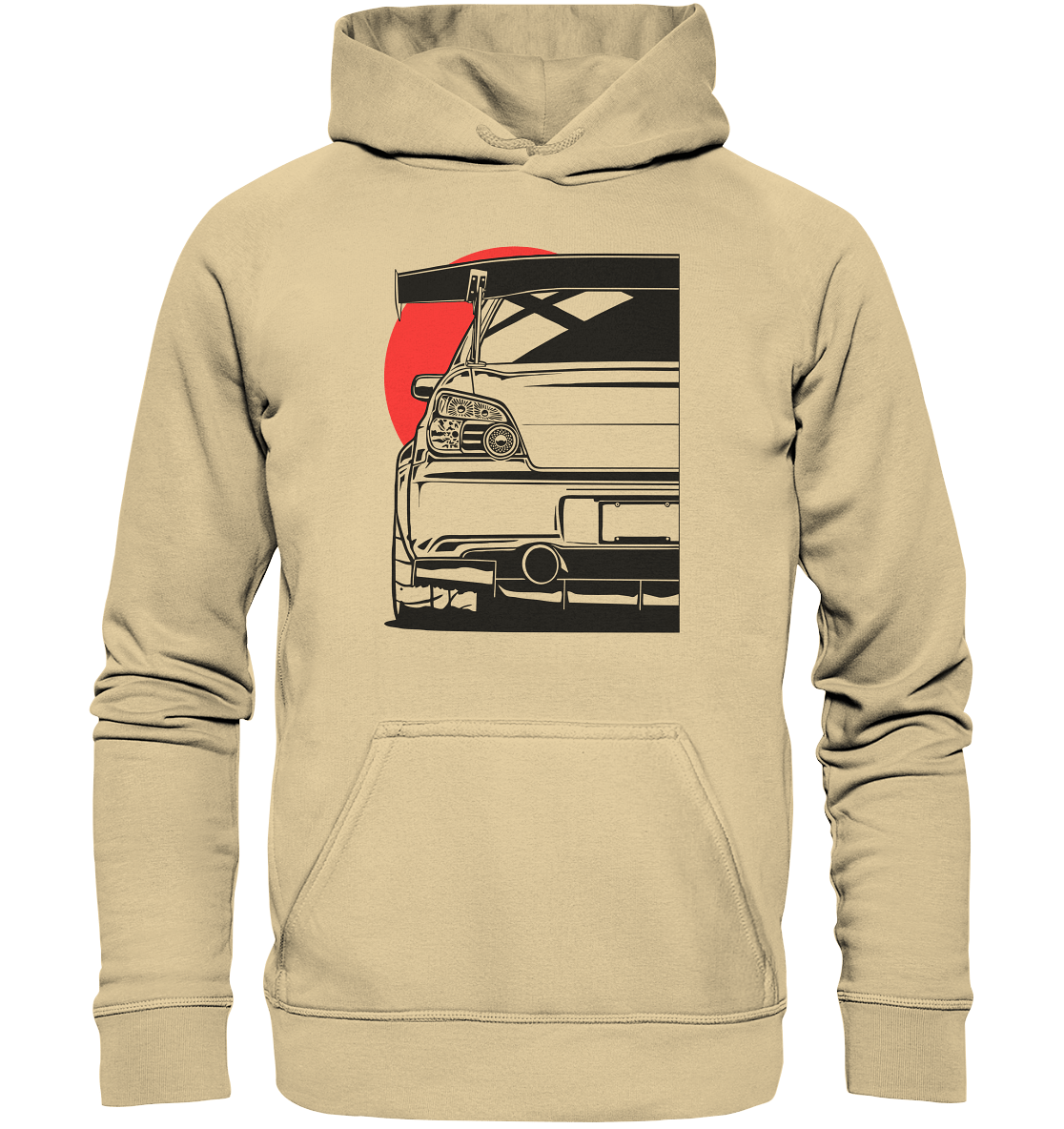 Impreza WRX STI Heck - Basic Unisex Hoodie - MotoMerch.de