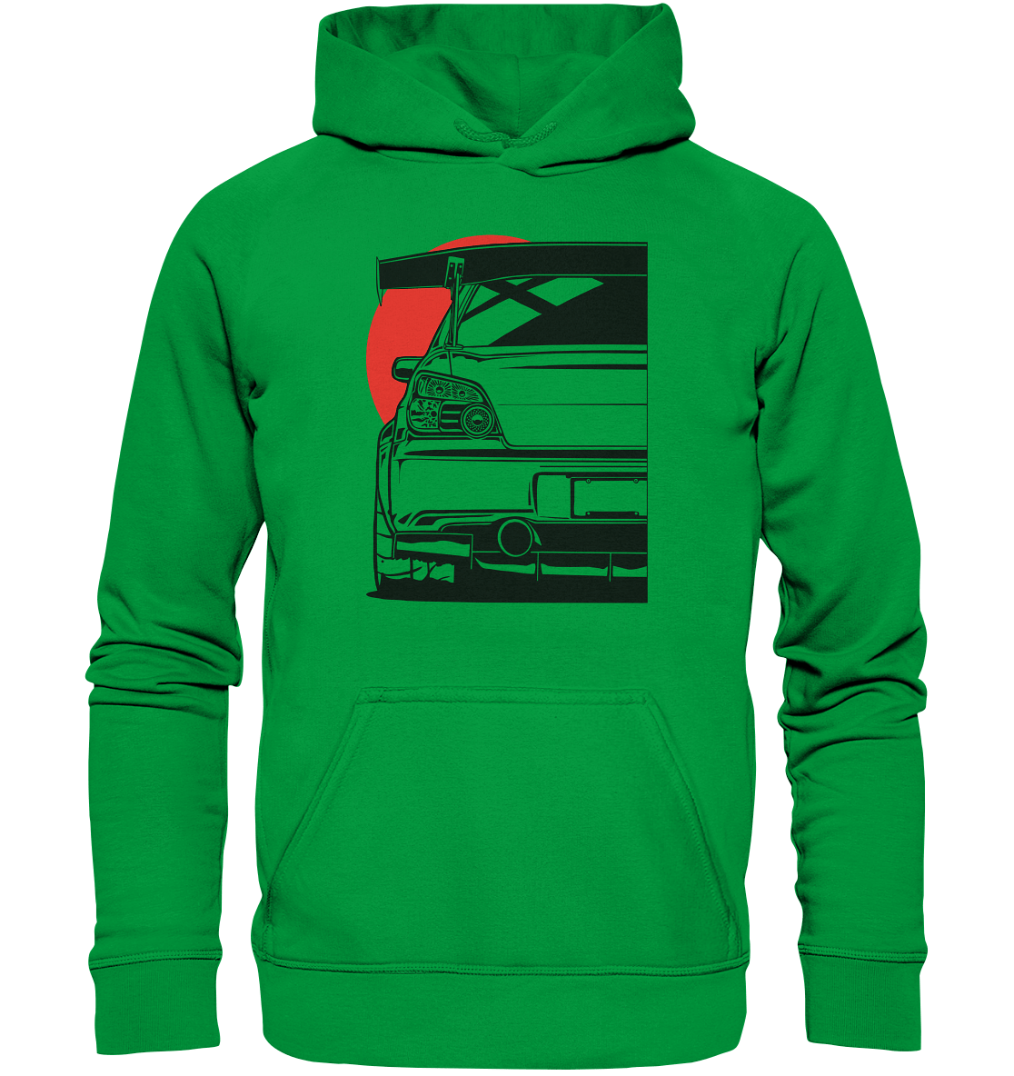 Impreza WRX STI Heck - Basic Unisex Hoodie - MotoMerch.de