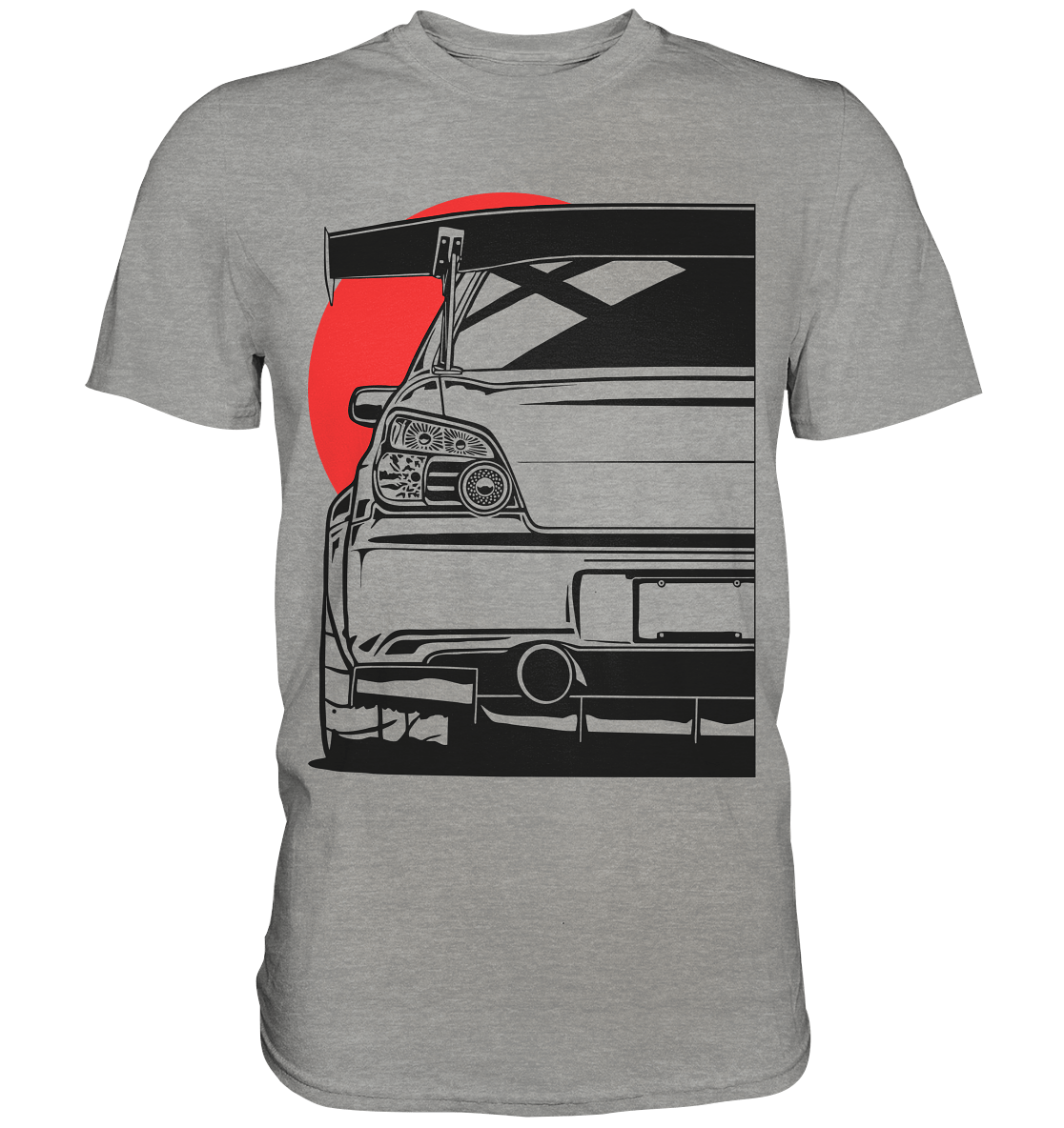 Impreza WRX STI Heck - Premium Shirt - MotoMerch.de
