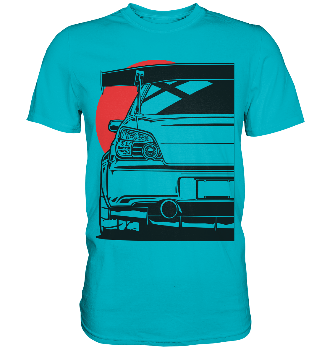 Impreza WRX STI Heck - Premium Shirt - MotoMerch.de