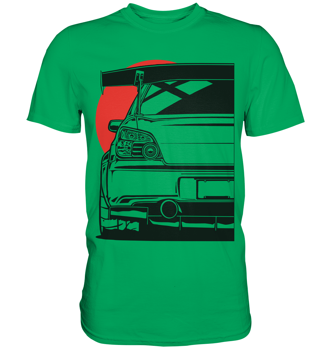 Impreza WRX STI Heck - Premium Shirt - MotoMerch.de