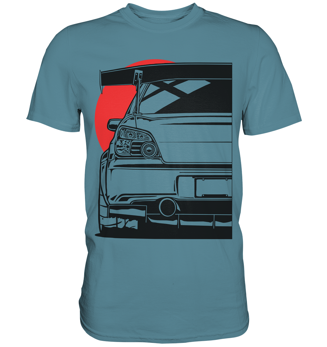 Impreza WRX STI Heck - Premium Shirt - MotoMerch.de