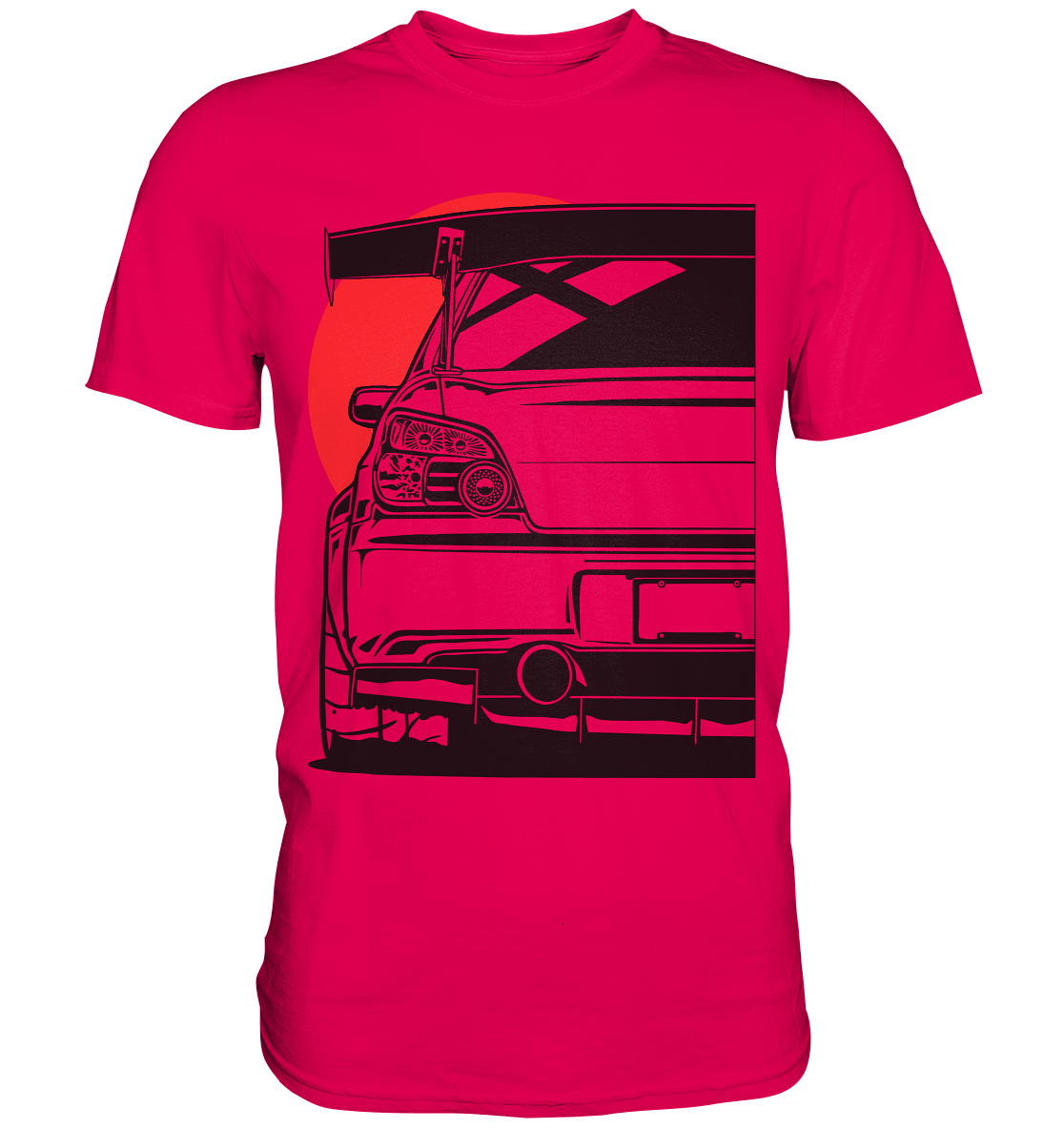 Impreza WRX STI Heck - Premium Shirt - MotoMerch.de