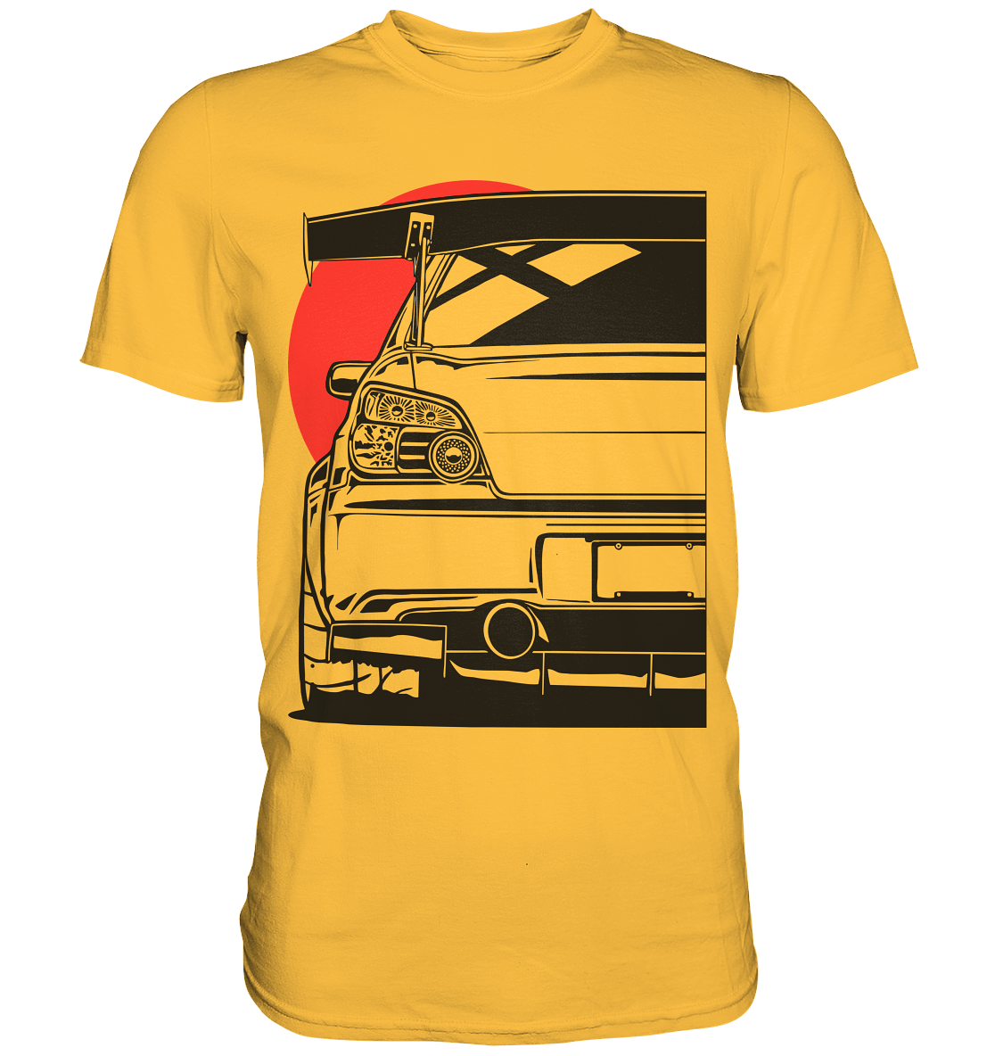 Impreza WRX STI Heck - Premium Shirt - MotoMerch.de