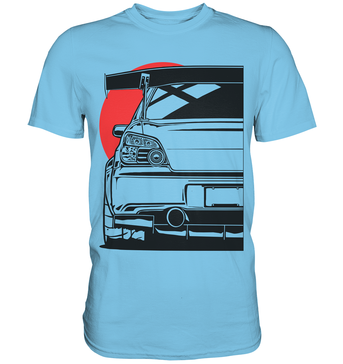 Impreza WRX STI Heck - Premium Shirt - MotoMerch.de