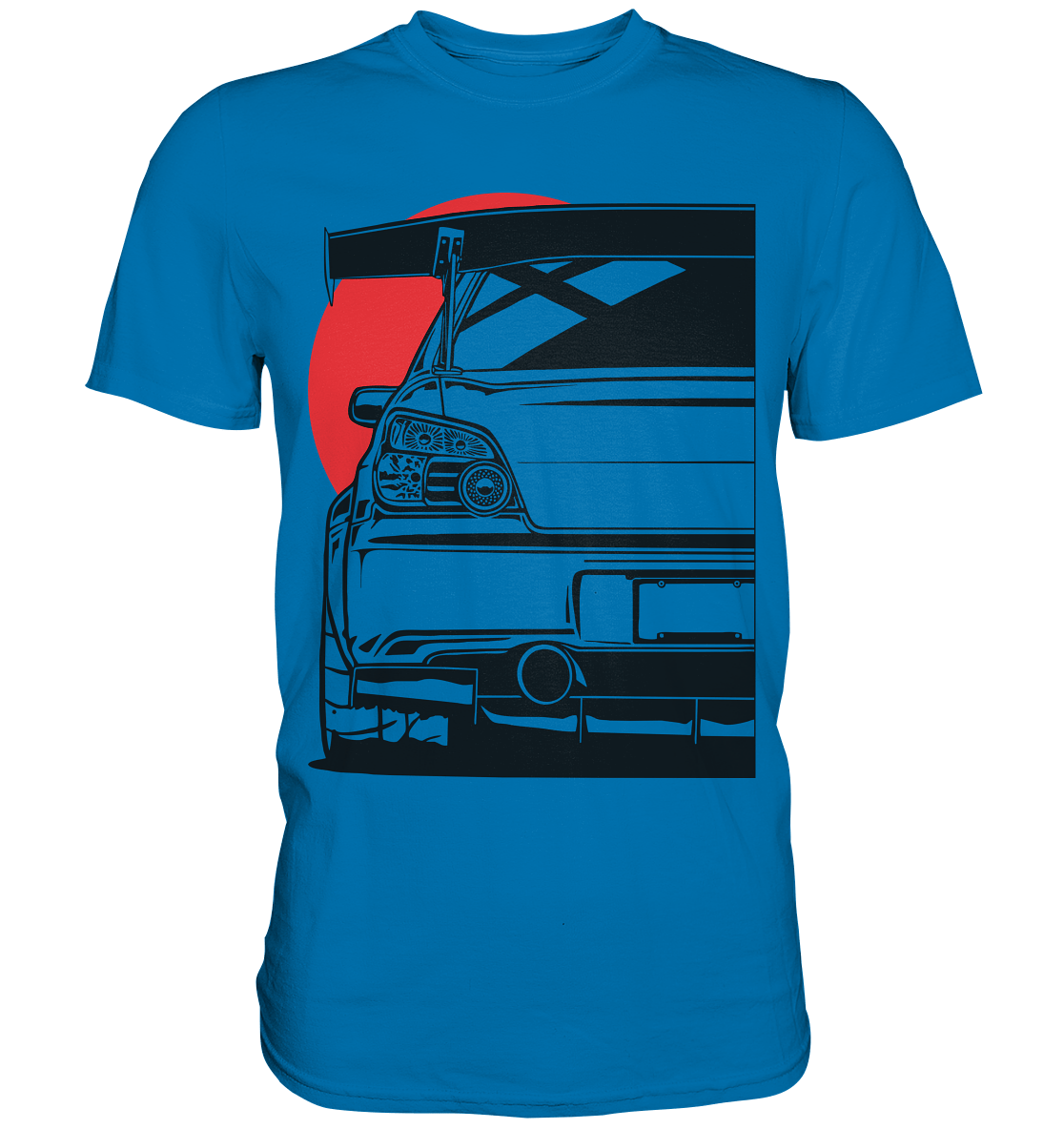 Impreza WRX STI Heck - Premium Shirt - MotoMerch.de