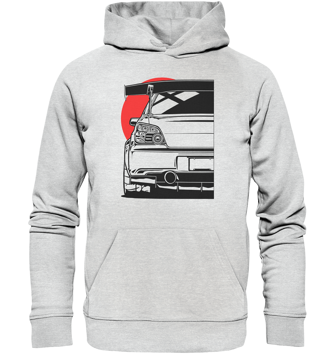 Impreza WRX STI Heck - Premium Unisex Hoodie - MotoMerch.de