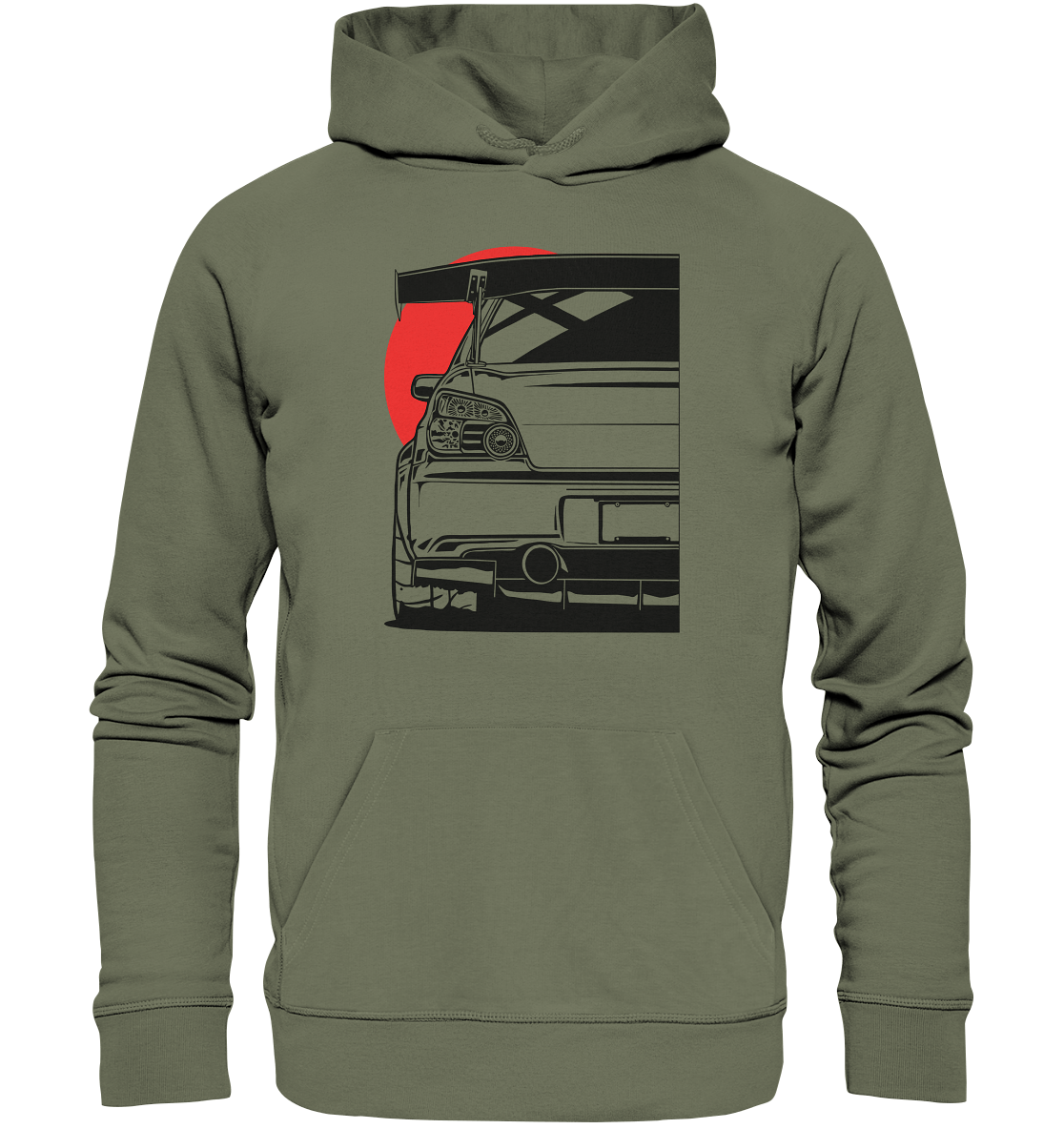 Impreza WRX STI Heck - Premium Unisex Hoodie - MotoMerch.de