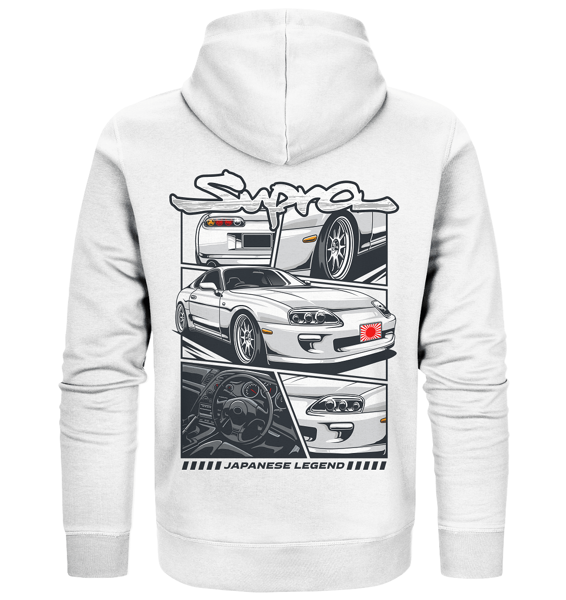 Japanese Legend Supra MKIV - Organic Zipper - MotoMerch.de
