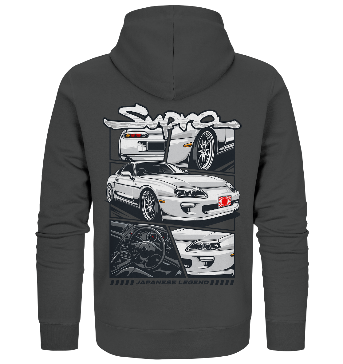 Japanese Legend Supra MKIV - Organic Zipper - MotoMerch.de