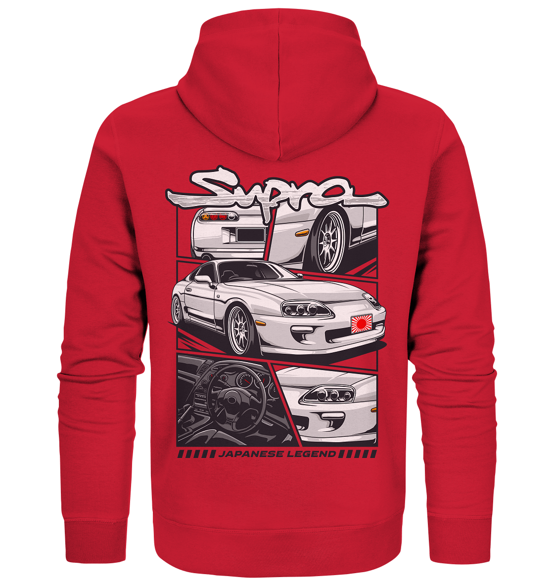 Japanese Legend Supra MKIV - Organic Zipper - MotoMerch.de