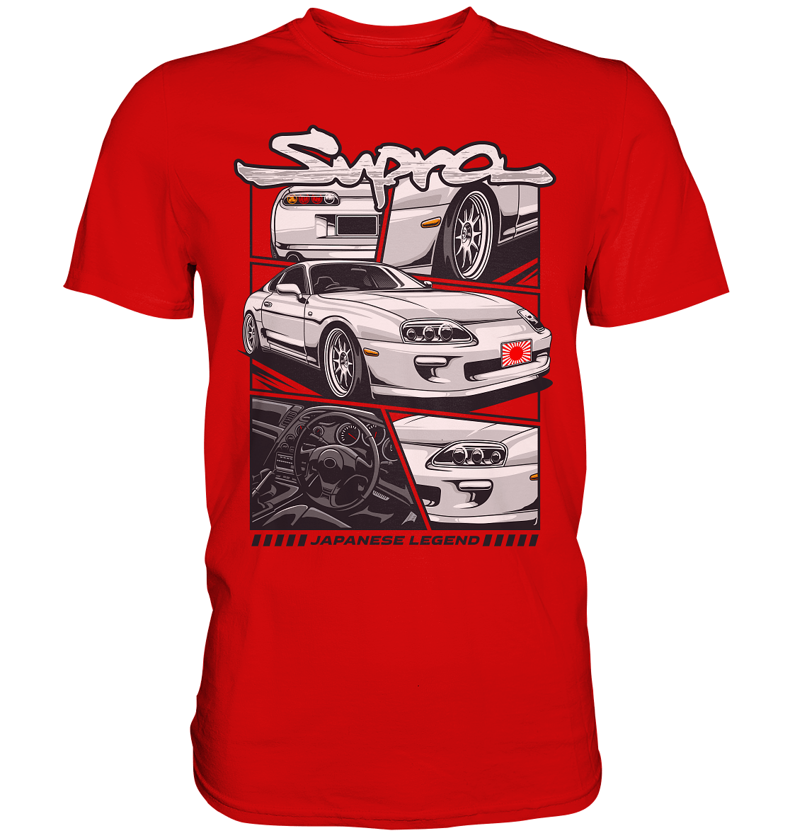 Japanese Legend Supra MKIV - Premium Shirt - MotoMerch.de