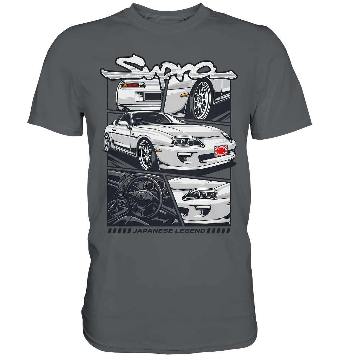 Japanese Legend Supra MKIV - Premium Shirt - MotoMerch.de