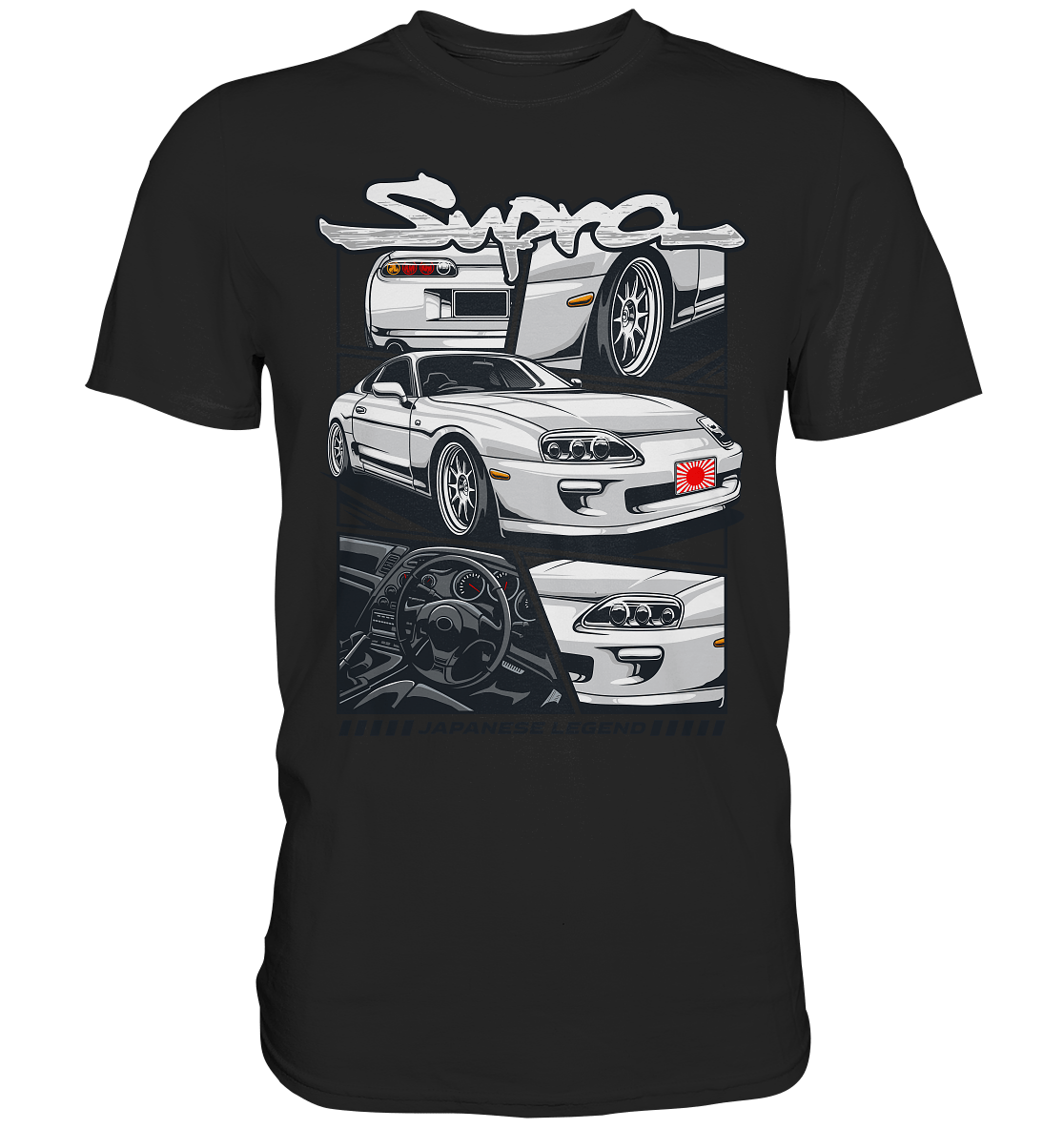 Japanese Legend Supra MKIV - Premium Shirt - MotoMerch.de