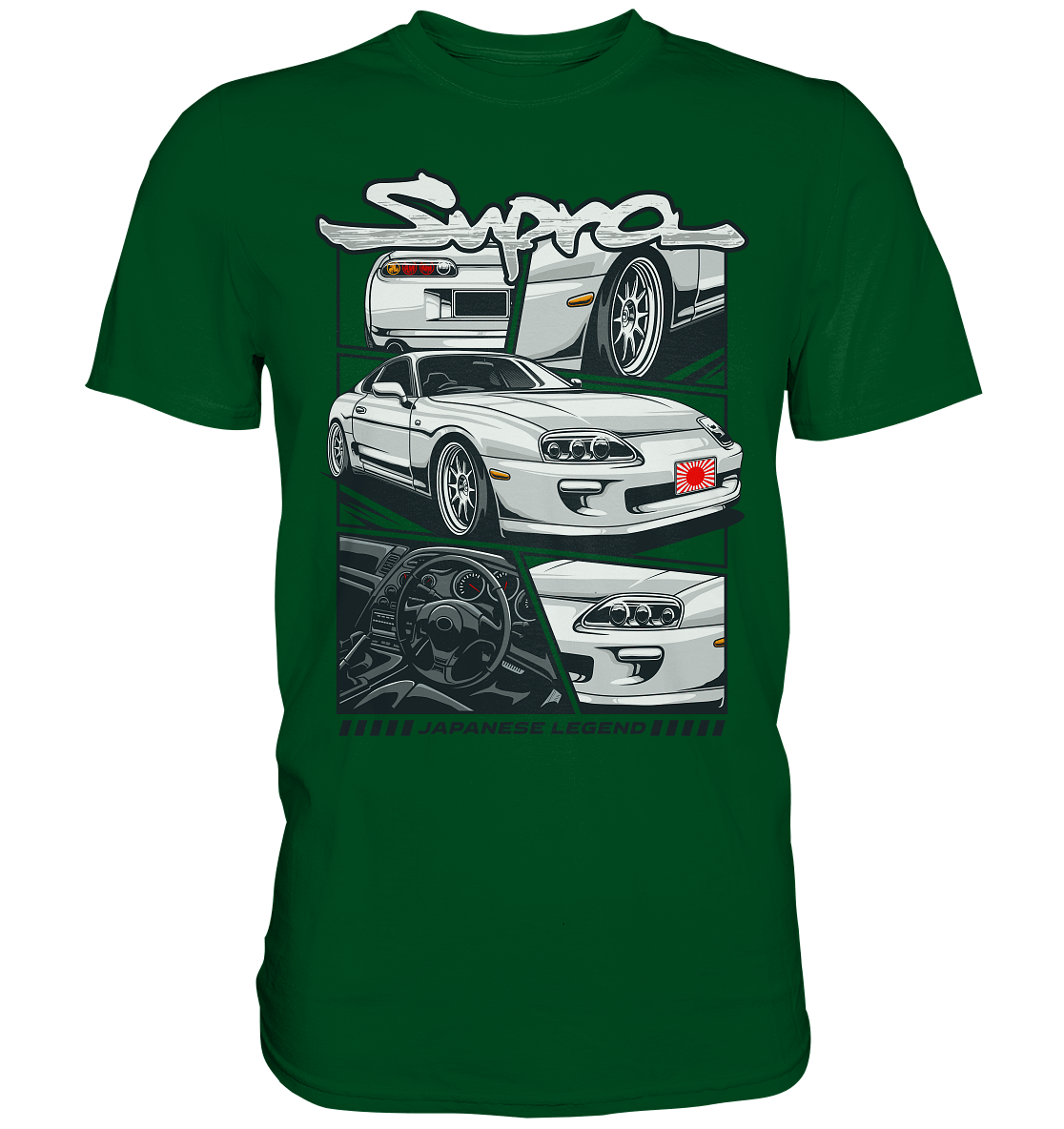 Japanese Legend Supra MKIV - Premium Shirt - MotoMerch.de