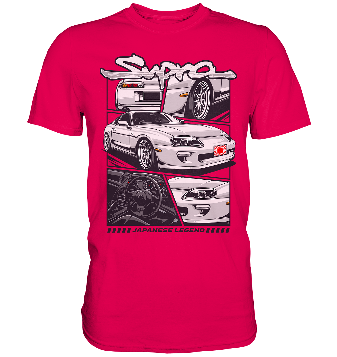 Japanese Legend Supra MKIV - Premium Shirt - MotoMerch.de