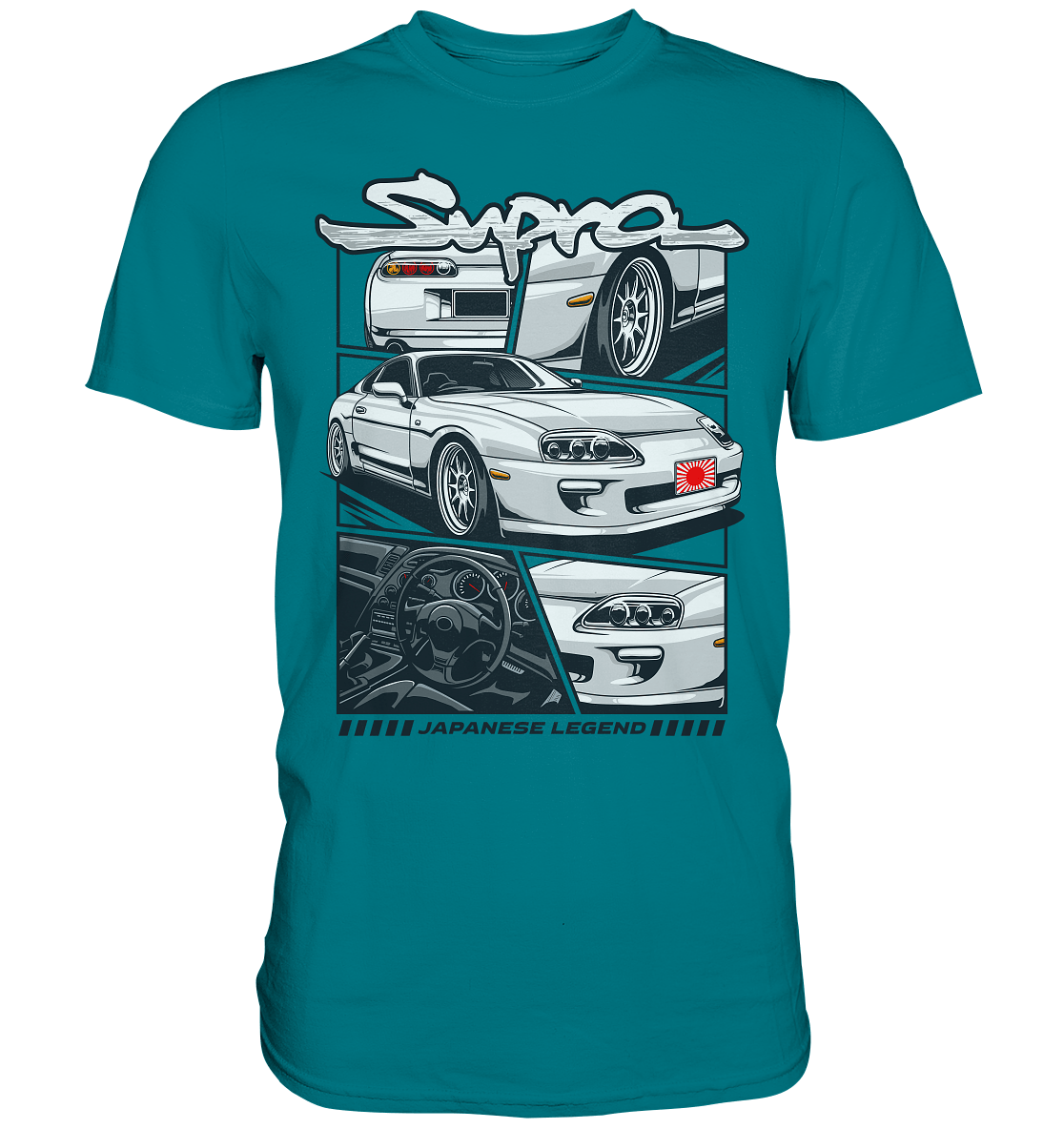 Japanese Legend Supra MKIV - Premium Shirt - MotoMerch.de