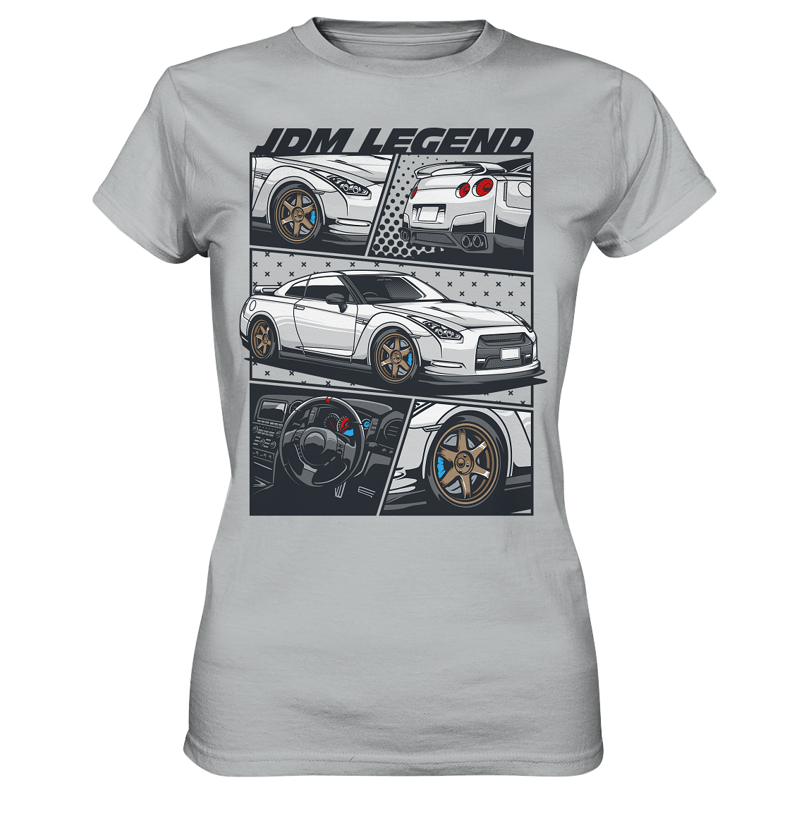 JDM Legends R35 GTR - Ladies Premium Shirt - MotoMerch.de