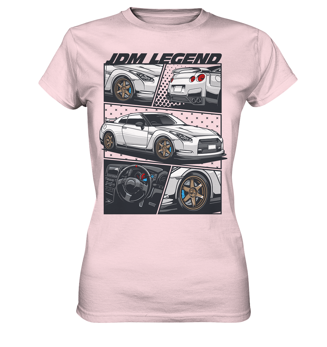 JDM Legends R35 GTR - Ladies Premium Shirt - MotoMerch.de