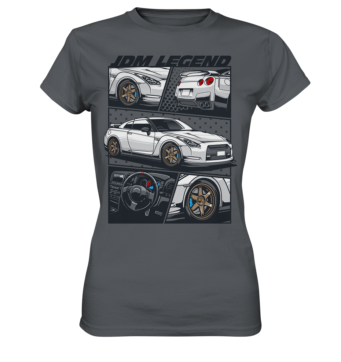 JDM Legends R35 GTR - Ladies Premium Shirt - MotoMerch.de