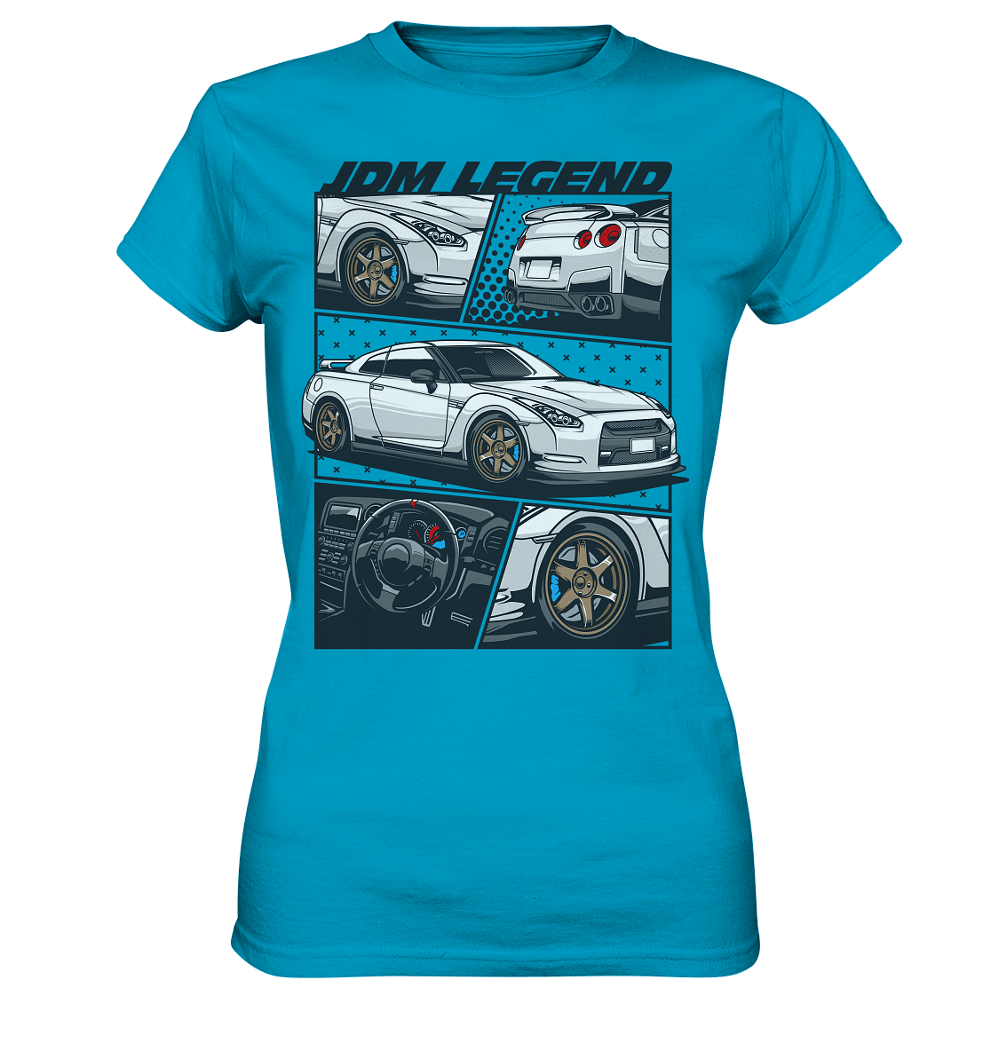 JDM Legends R35 GTR - Ladies Premium Shirt - MotoMerch.de