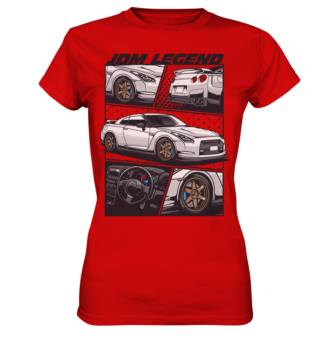 JDM Legends R35 GTR - Ladies Premium Shirt - MotoMerch.de