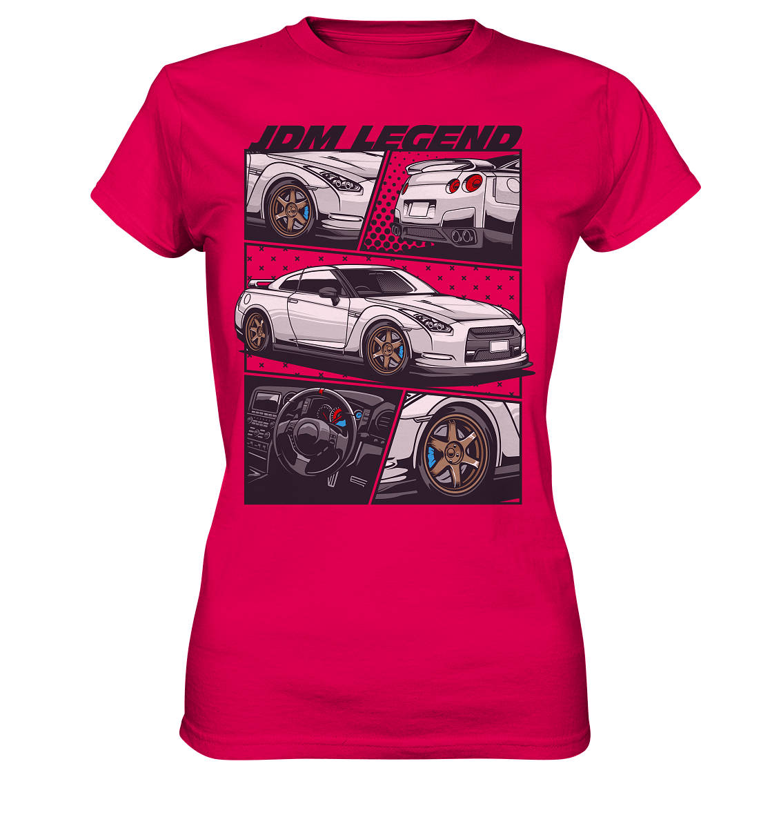 JDM Legends R35 GTR - Ladies Premium Shirt - MotoMerch.de