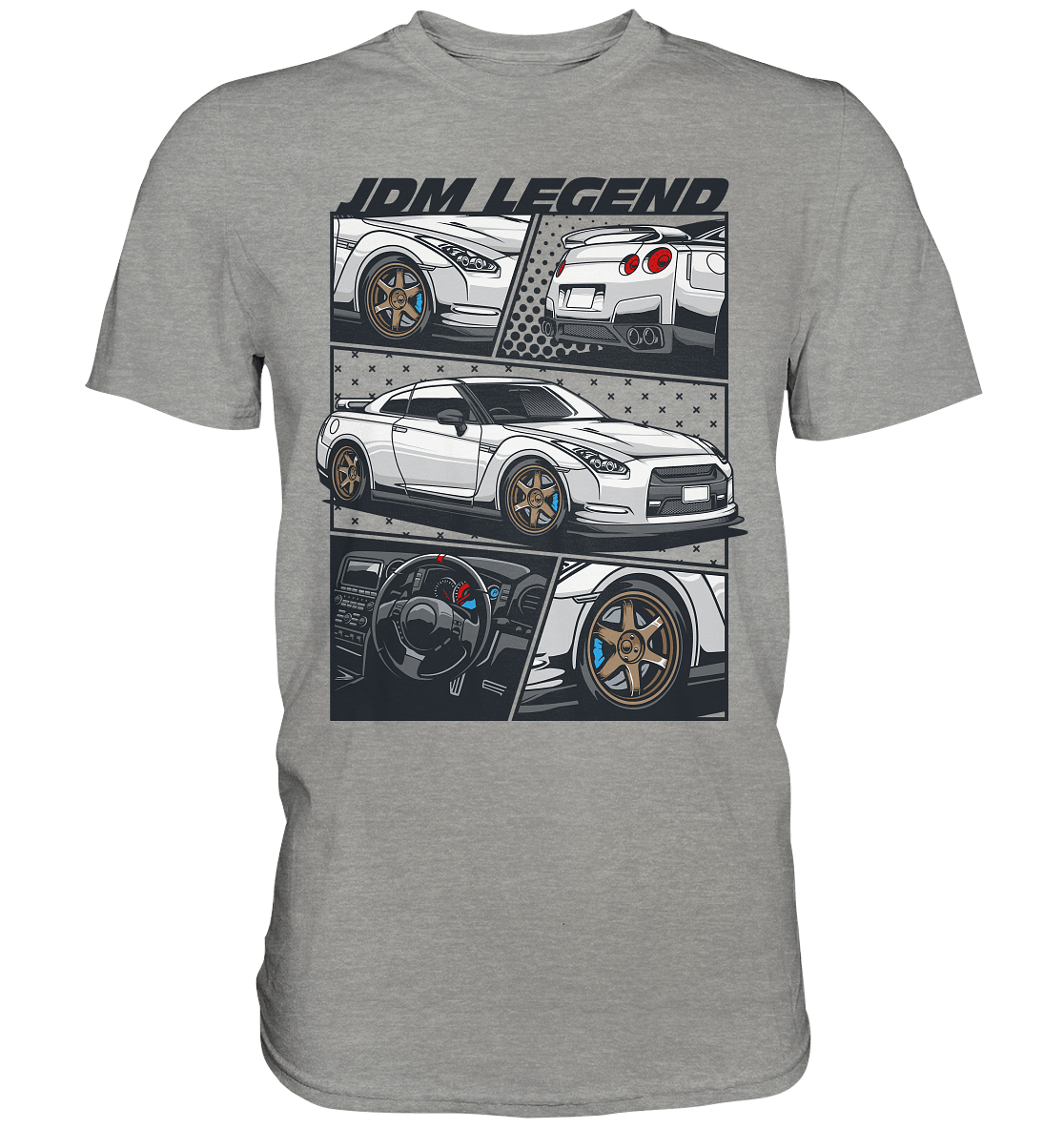 JDM Legends R35 GTR - Premium Shirt - MotoMerch.de