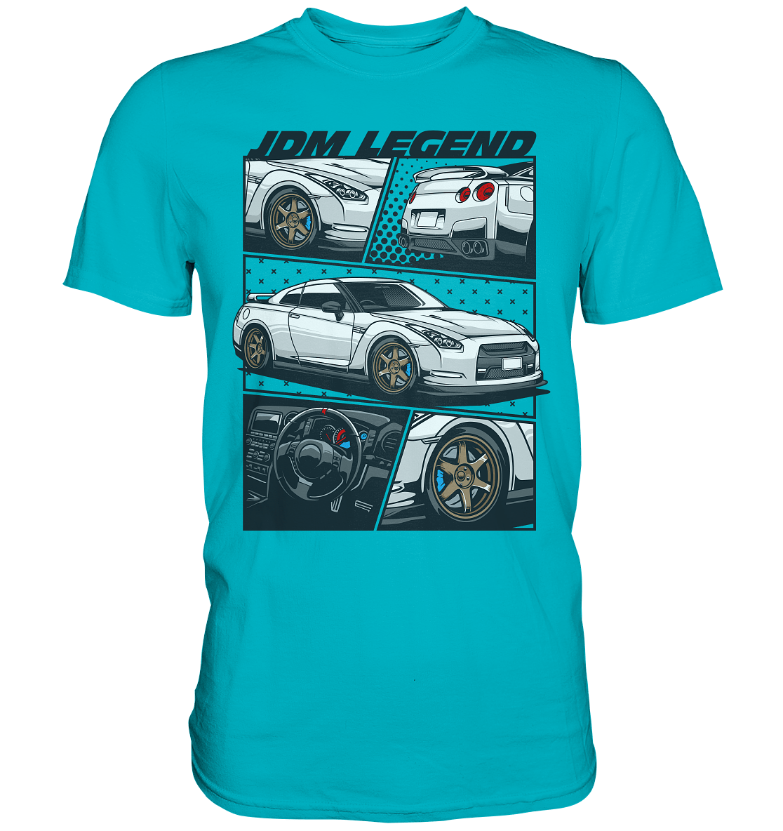 JDM Legends R35 GTR - Premium Shirt - MotoMerch.de