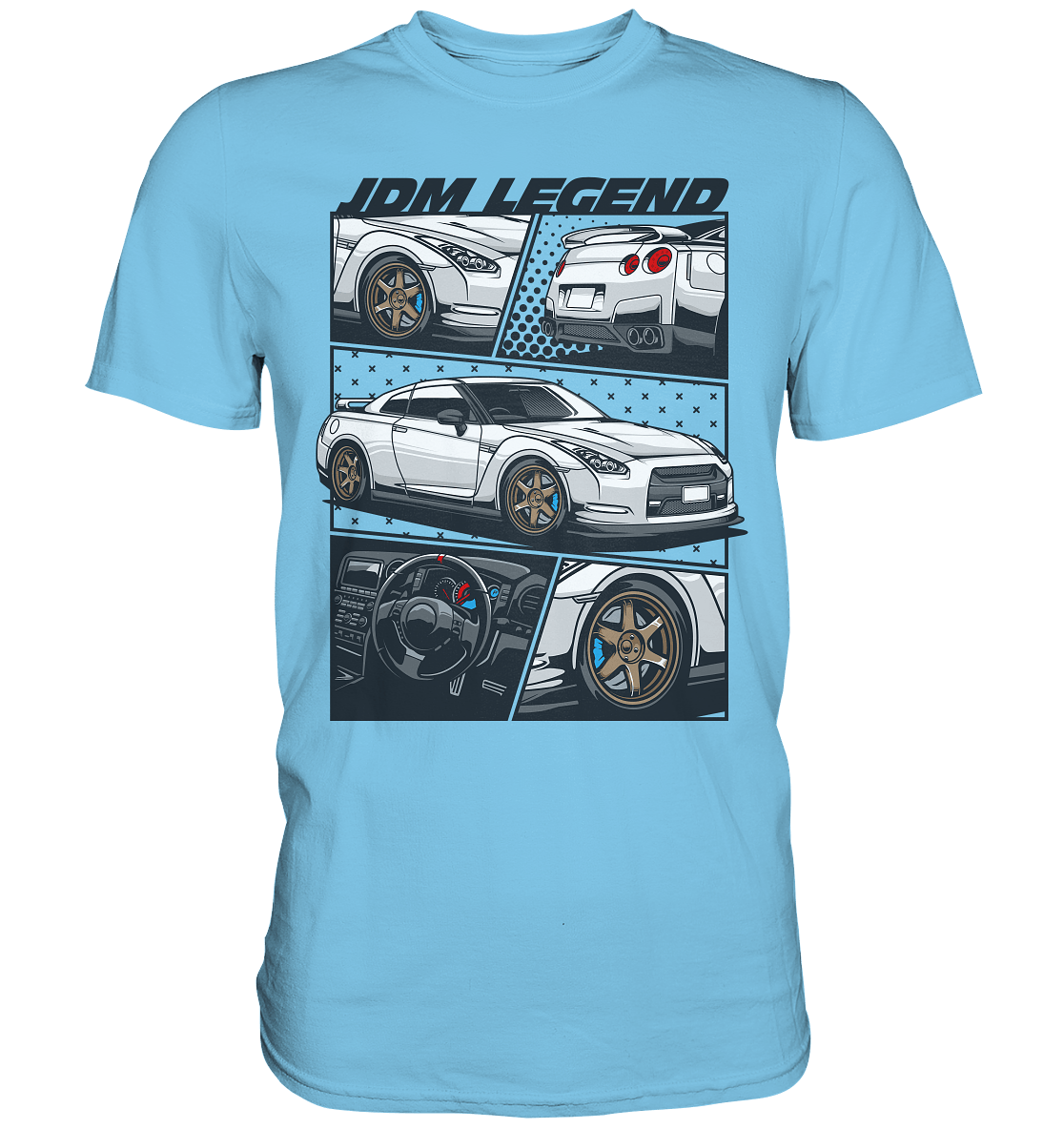 JDM Legends R35 GTR - Premium Shirt - MotoMerch.de